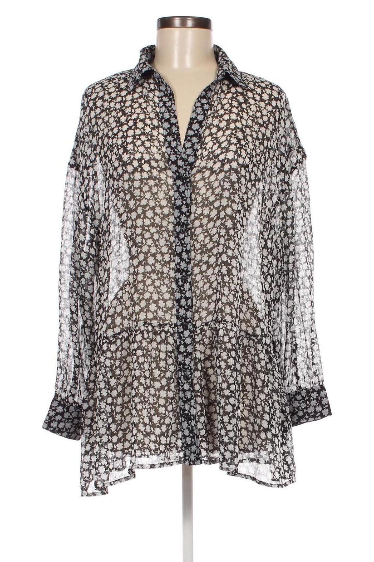 Γυναικείο πουκάμισο H&M, Μέγεθος XS, Χρώμα Πολύχρωμο, Τιμή 6,18 €