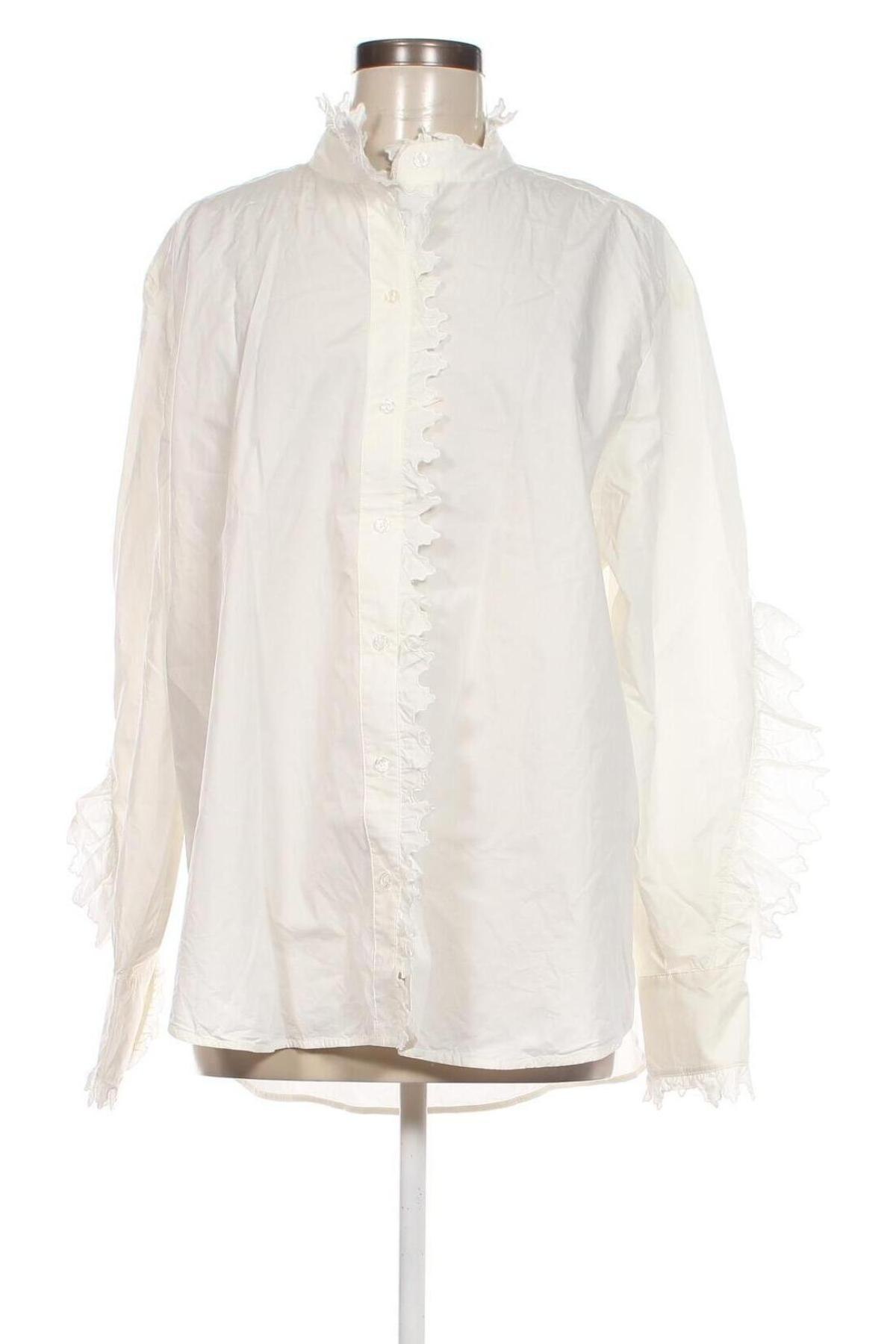Γυναικείο πουκάμισο H&M, Μέγεθος M, Χρώμα Λευκό, Τιμή 7,41 €