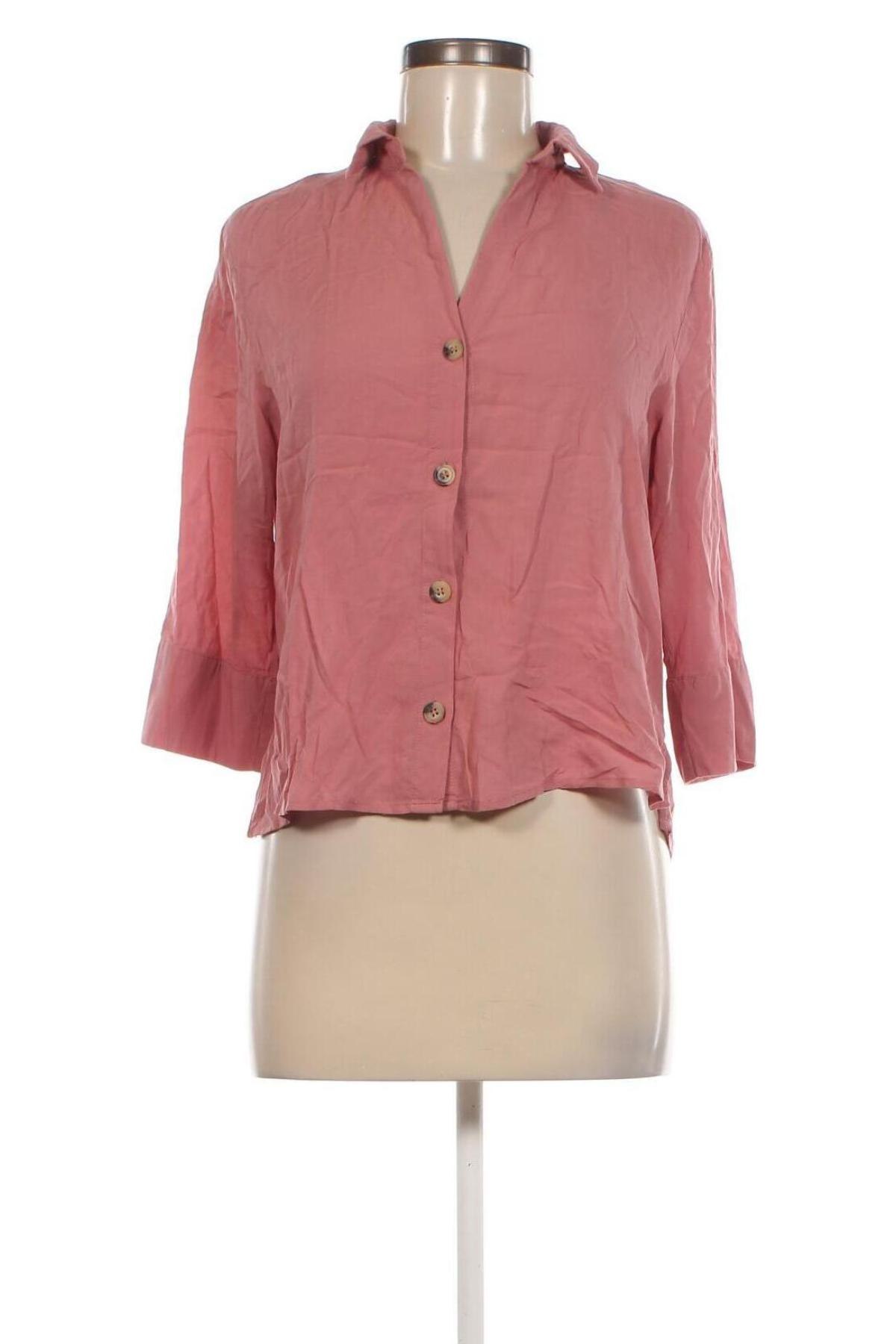 Γυναικείο πουκάμισο H&M Divided, Μέγεθος XXS, Χρώμα Ρόζ , Τιμή 3,71 €