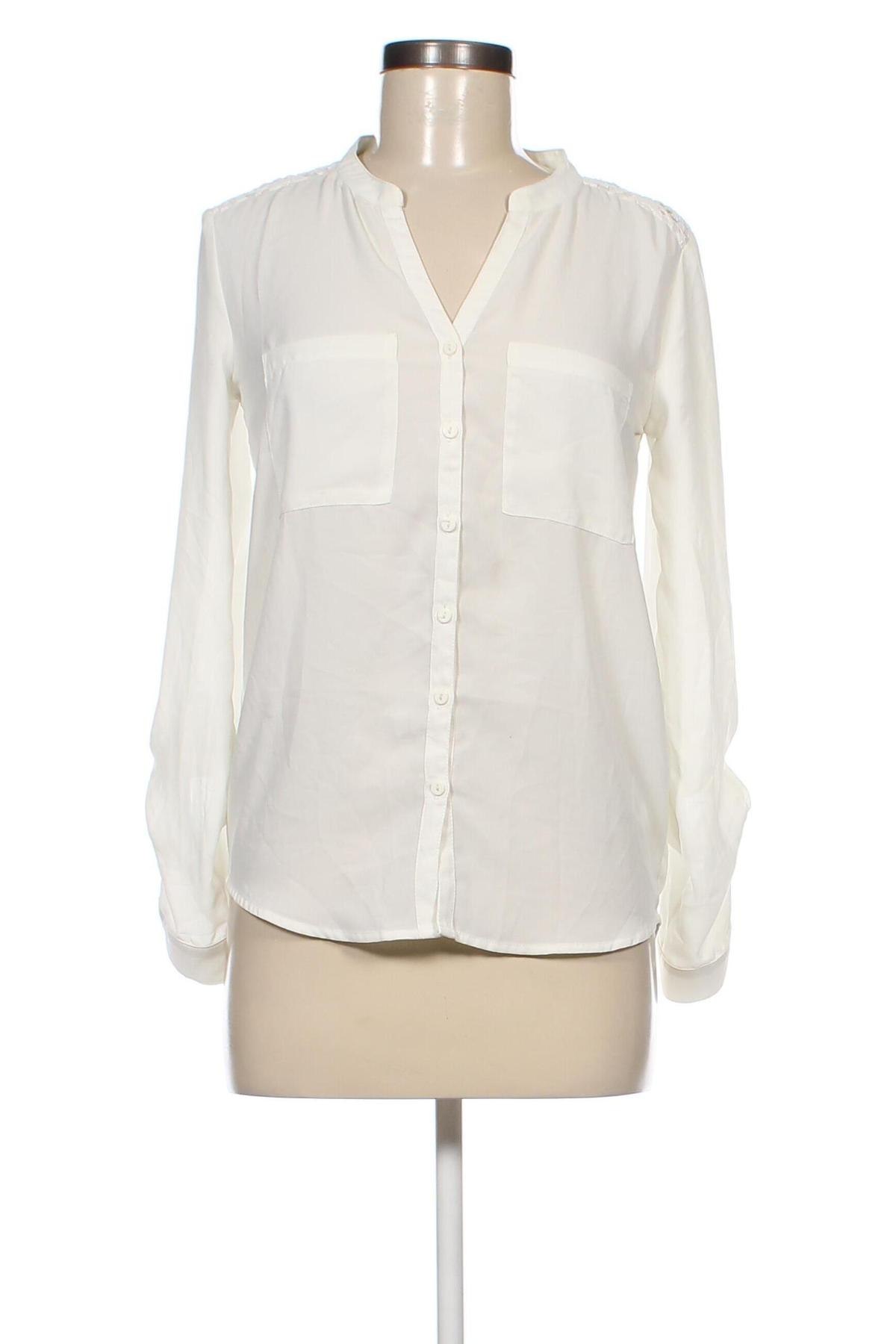 Дамска риза H&M Divided, Размер XXS, Цвят Бял, Цена 7,50 лв.