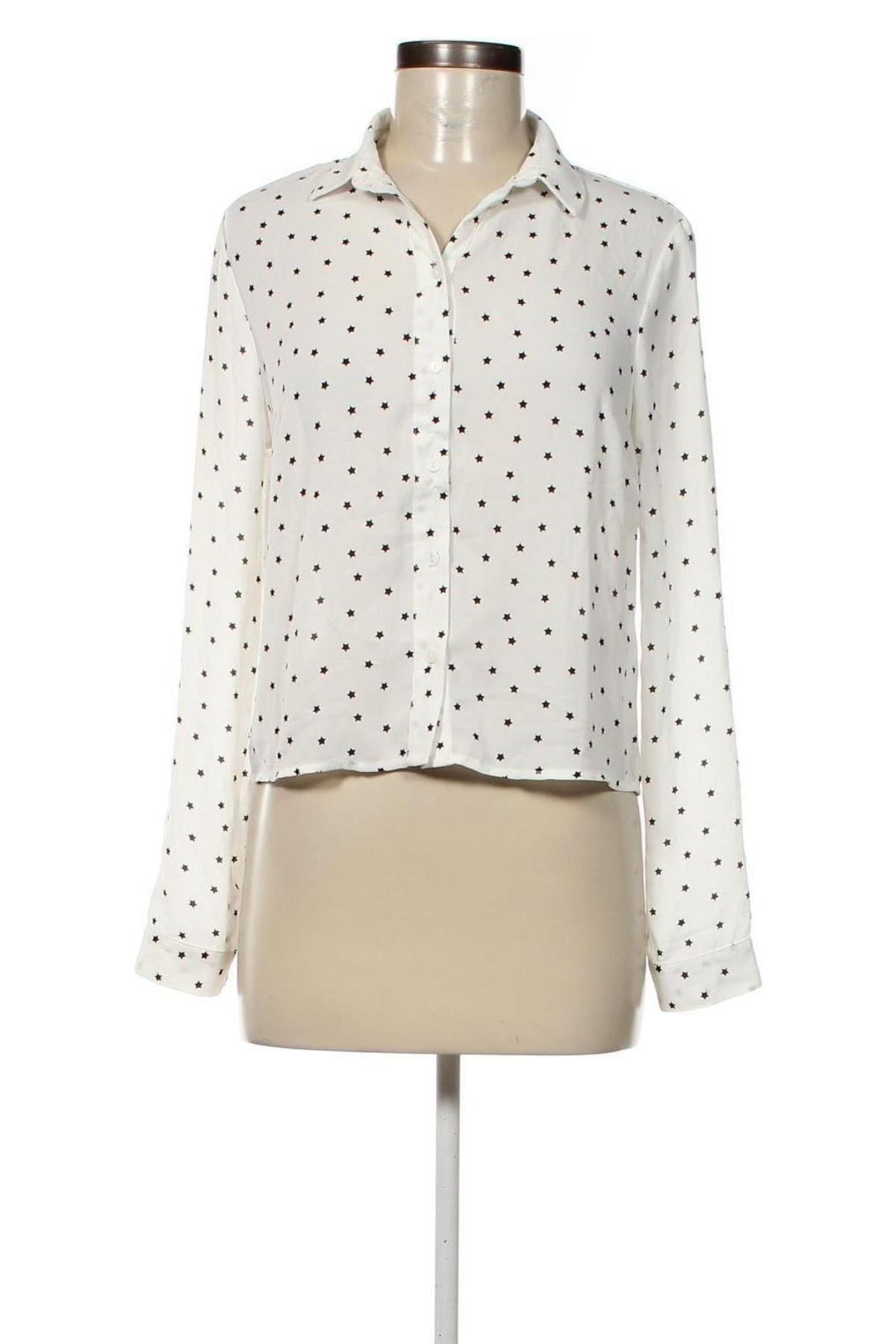 Γυναικείο πουκάμισο H&M Divided, Μέγεθος S, Χρώμα Λευκό, Τιμή 6,96 €