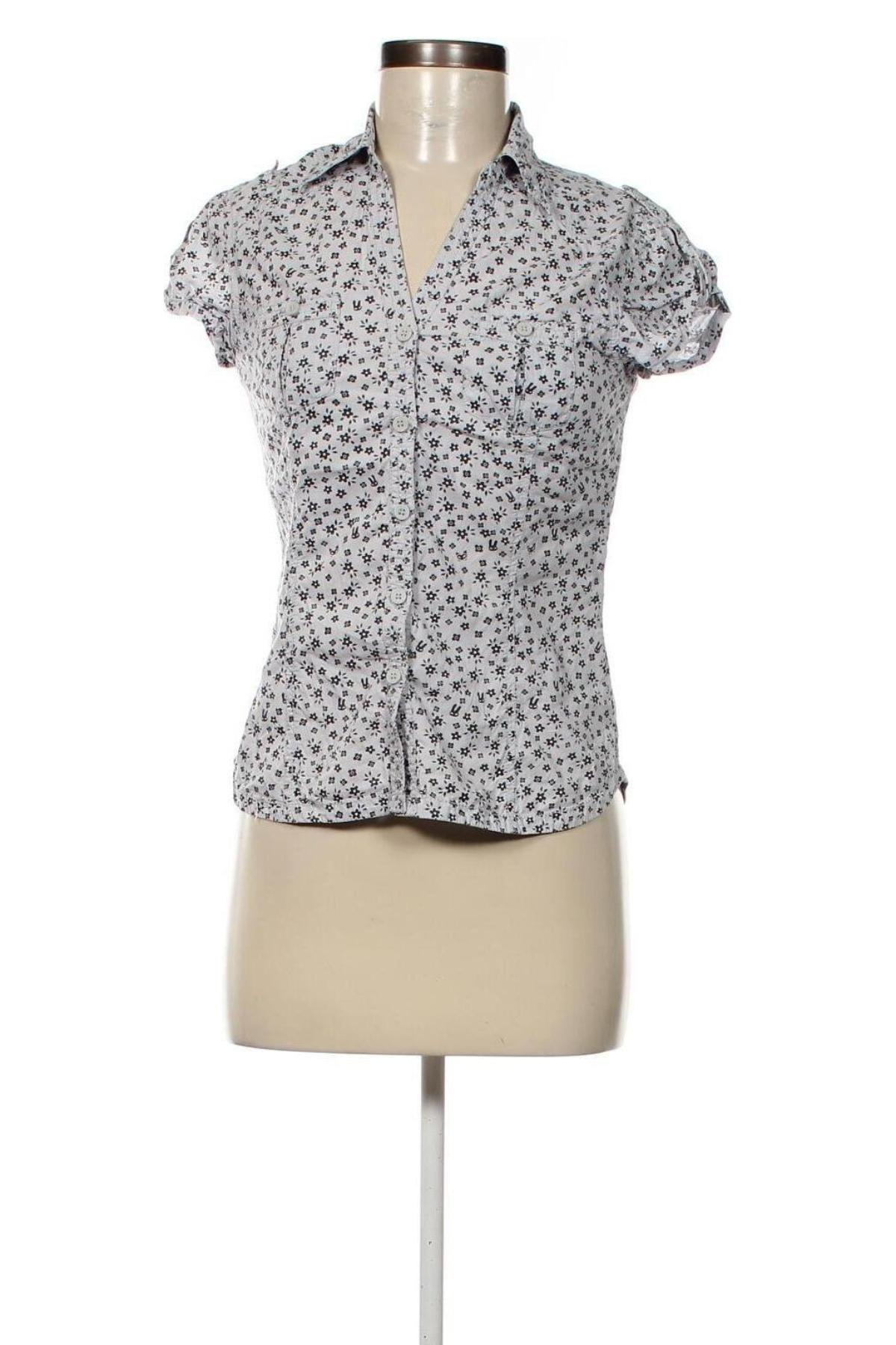 Γυναικείο πουκάμισο H&M Divided, Μέγεθος S, Χρώμα Μπλέ, Τιμή 7,29 €