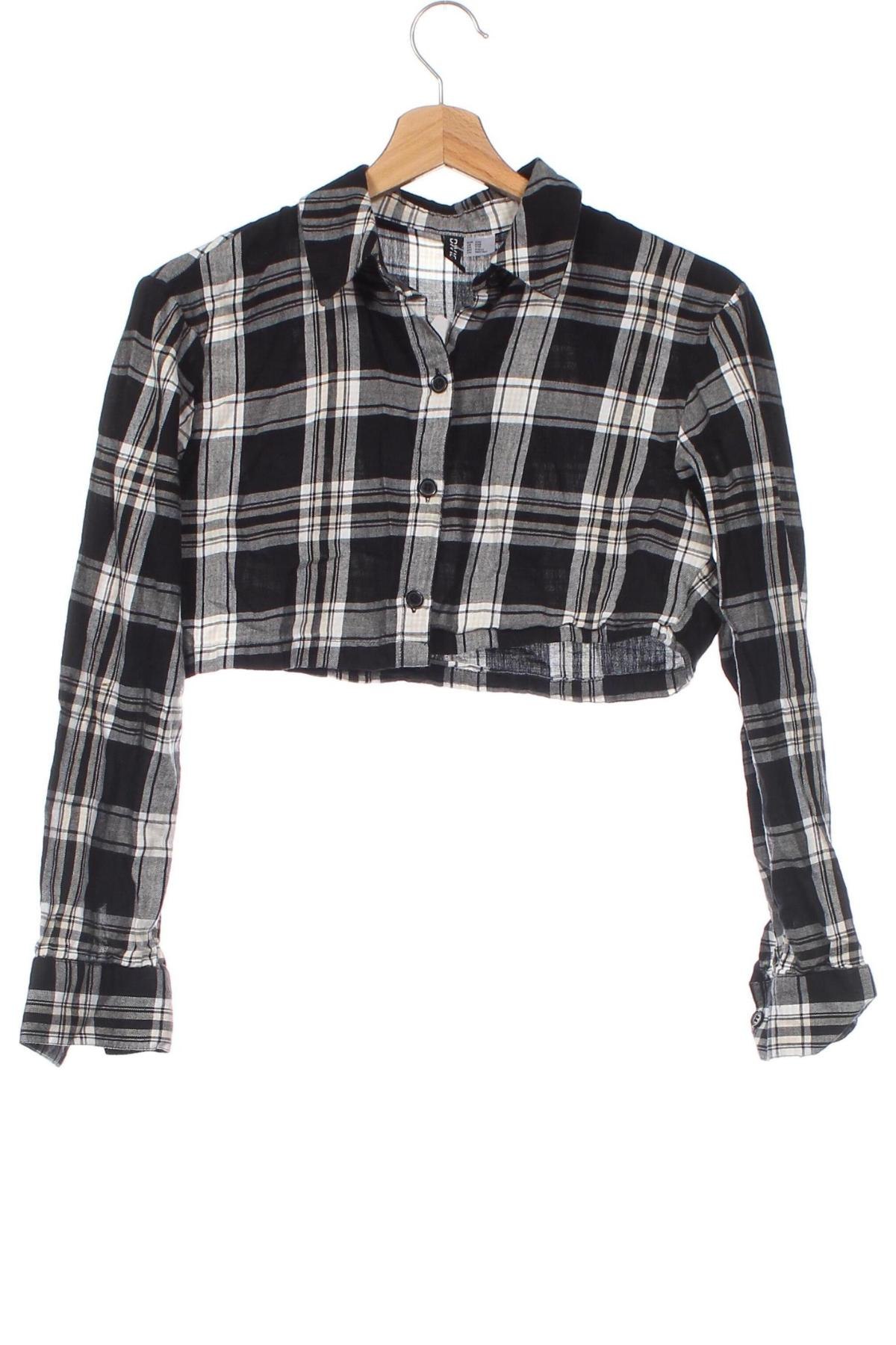 Γυναικείο πουκάμισο H&M Divided, Μέγεθος XXS, Χρώμα Πολύχρωμο, Τιμή 7,70 €
