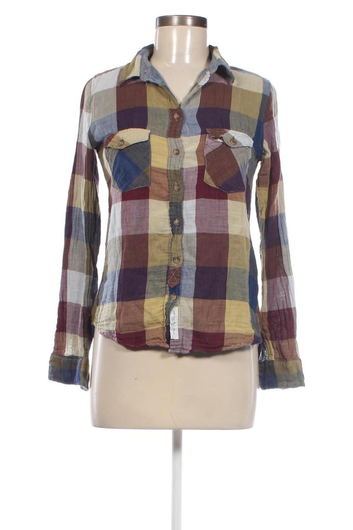 Γυναικείο πουκάμισο H&M L.O.G.G., Μέγεθος S, Χρώμα Πολύχρωμο, Τιμή 7,41 €