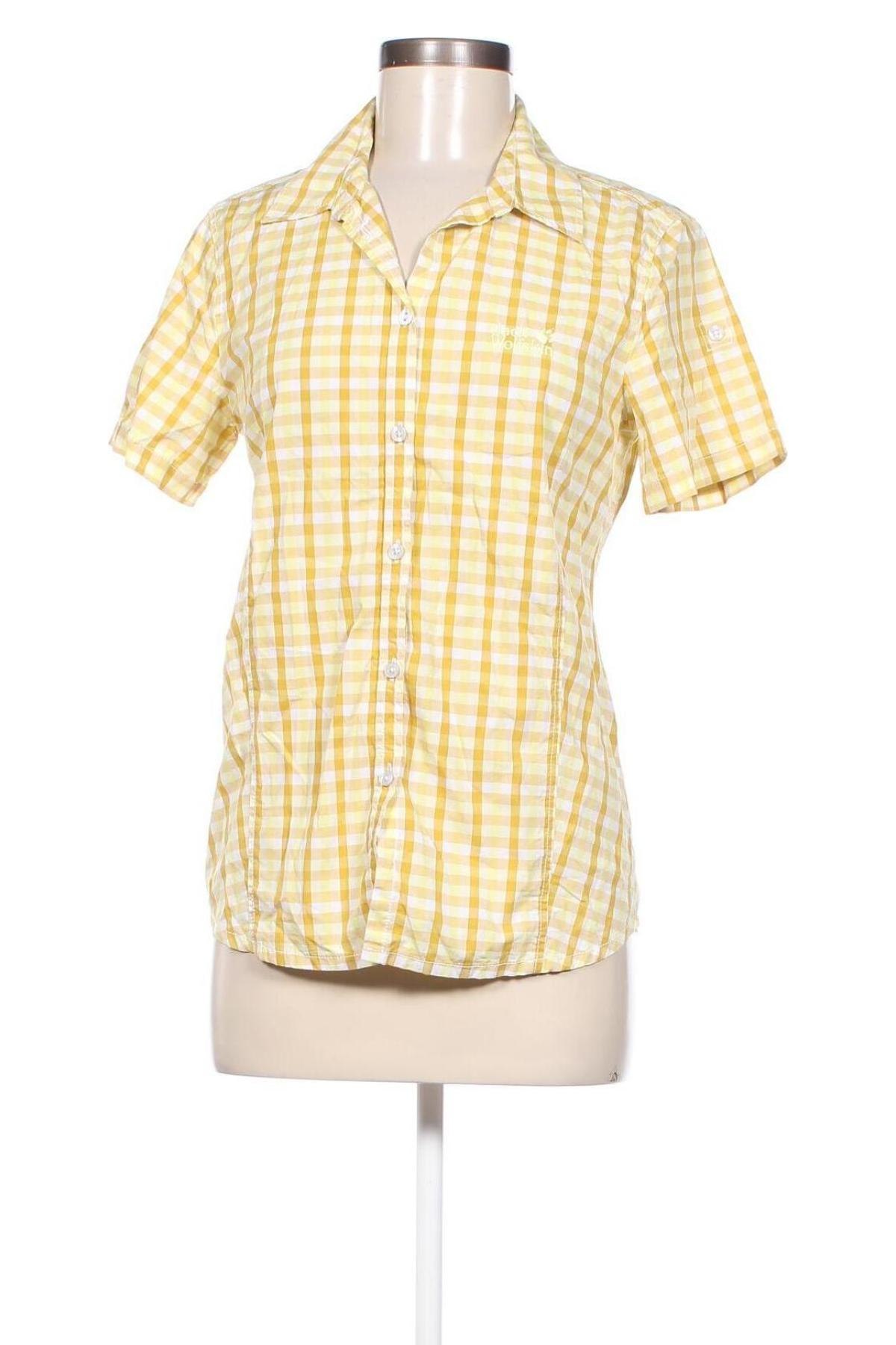 Γυναικείο πουκάμισο Jack Wolfskin, Μέγεθος S, Χρώμα Κίτρινο, Τιμή 16,92 €