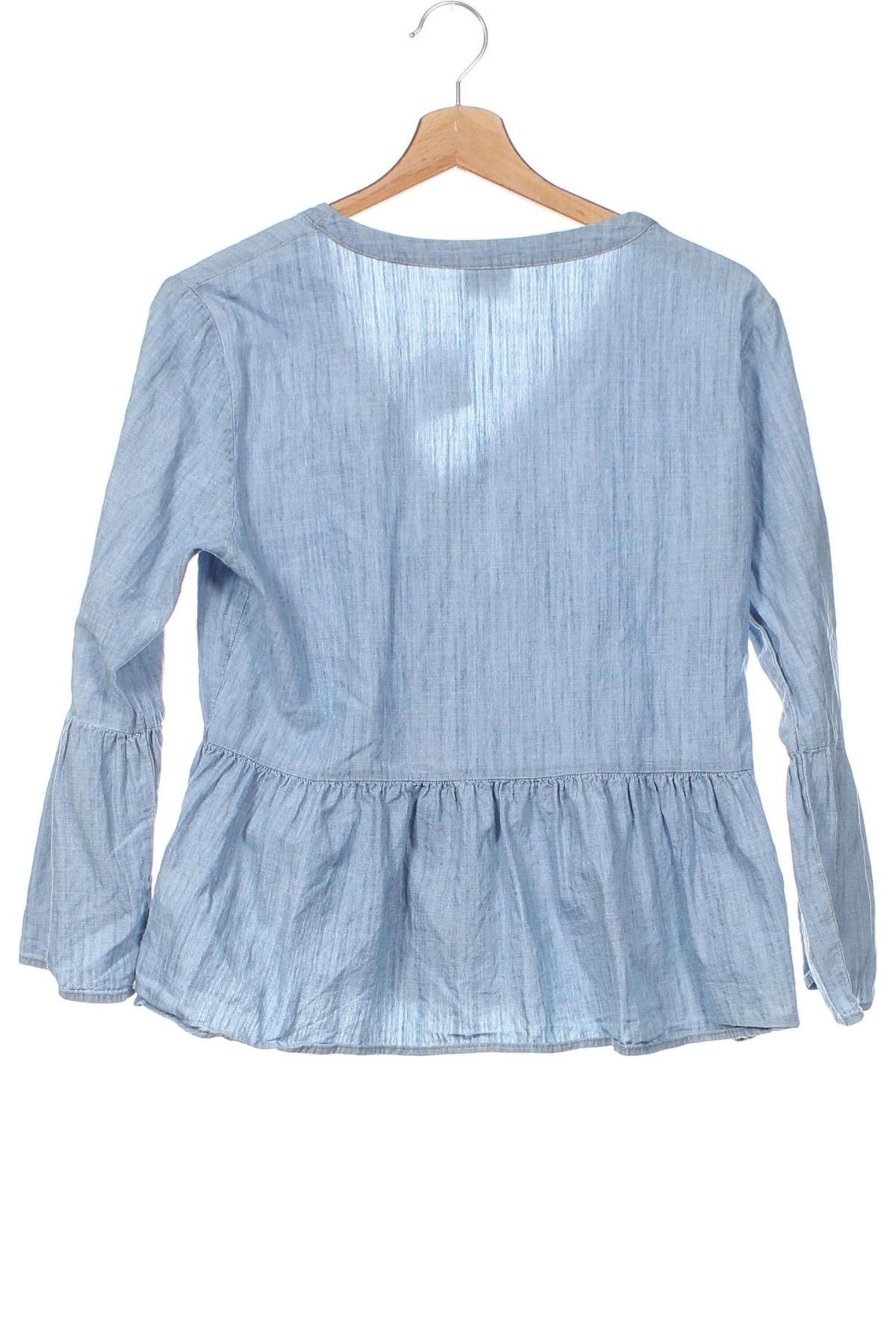 Γυναικείο πουκάμισο Jacqueline De Yong, Μέγεθος XS, Χρώμα Μπλέ, Τιμή 7,67 €