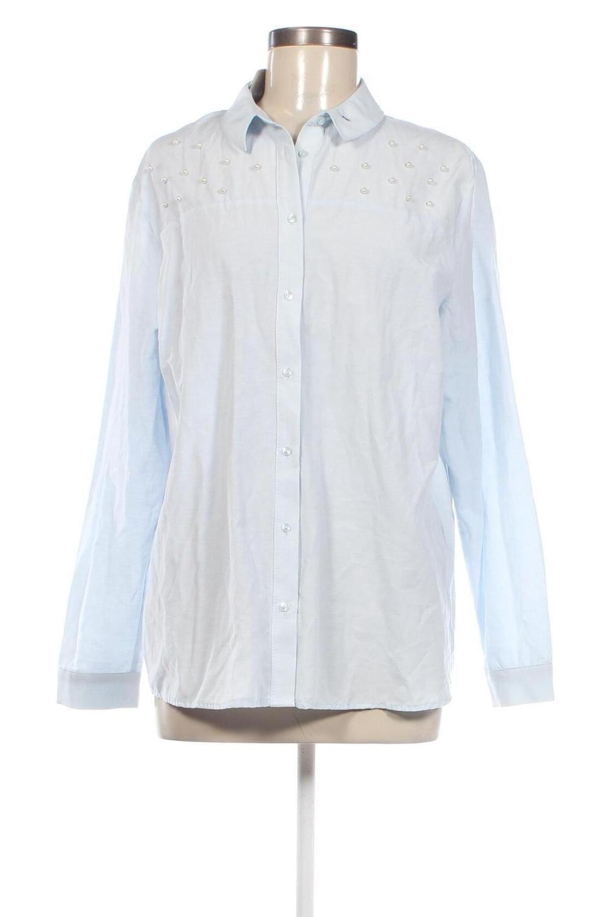 Γυναικείο πουκάμισο Janina, Μέγεθος M, Χρώμα Μπλέ, Τιμή 13,60 €