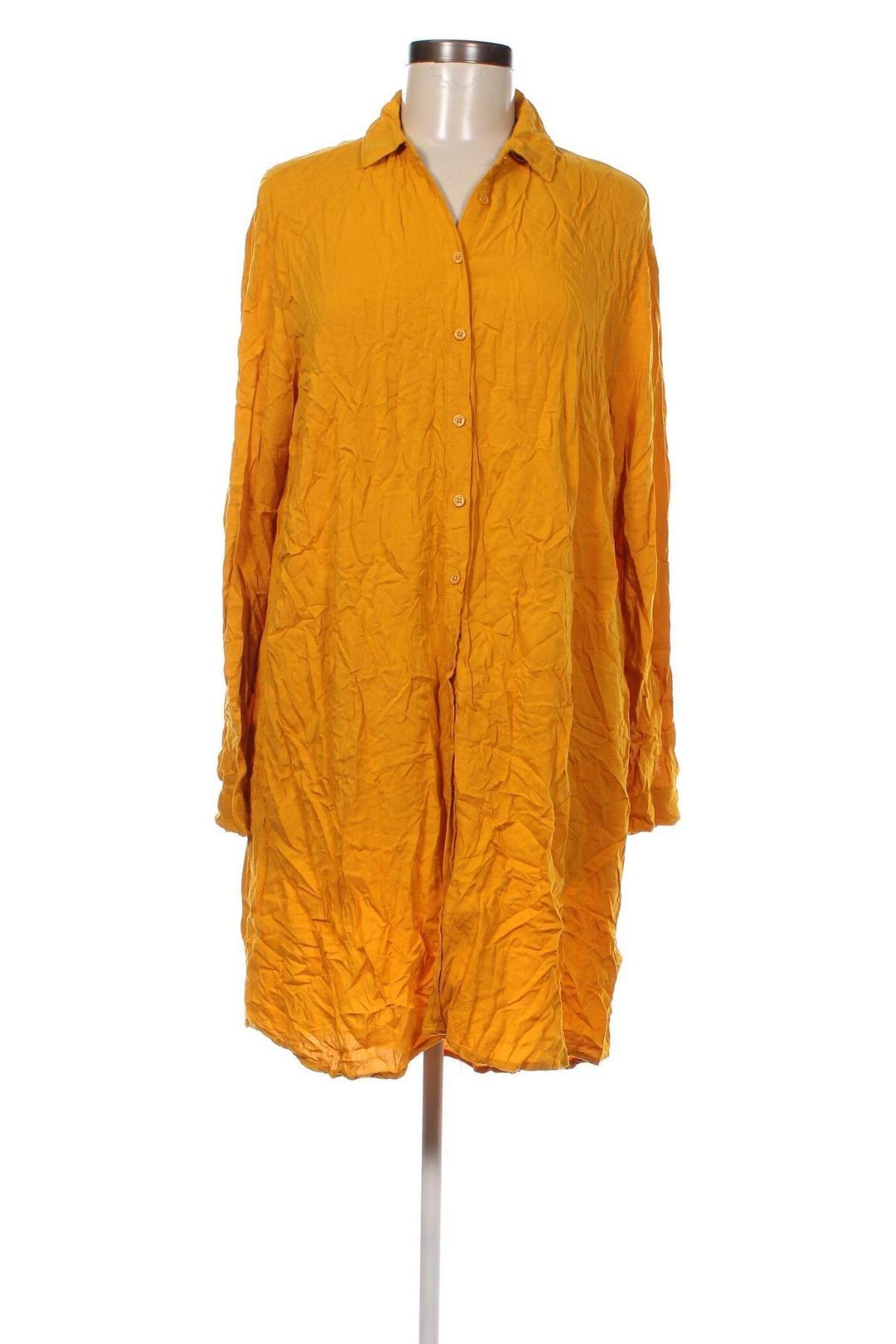 Γυναικείο πουκάμισο Janina, Μέγεθος S, Χρώμα Κίτρινο, Τιμή 6,18 €