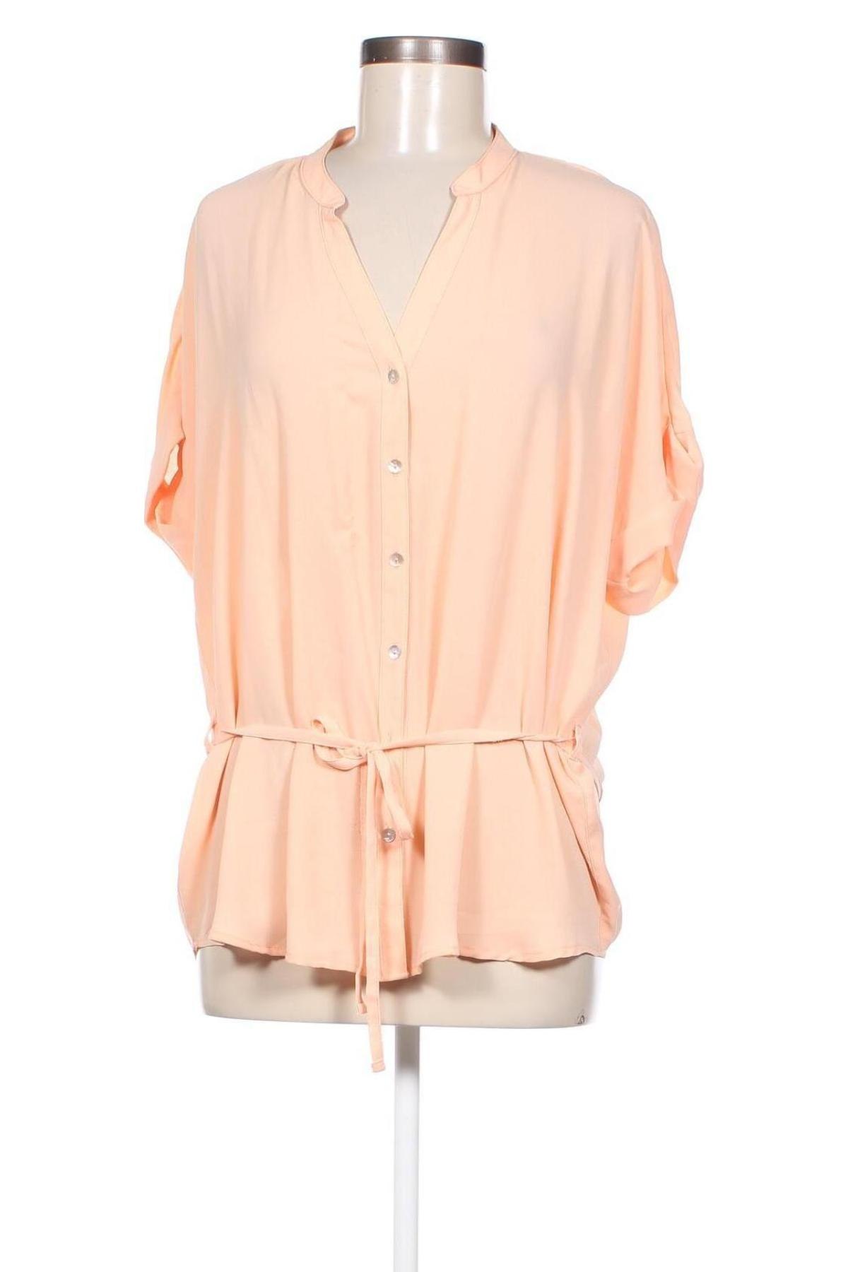 Γυναικείο πουκάμισο Janina, Μέγεθος M, Χρώμα Πορτοκαλί, Τιμή 3,25 €