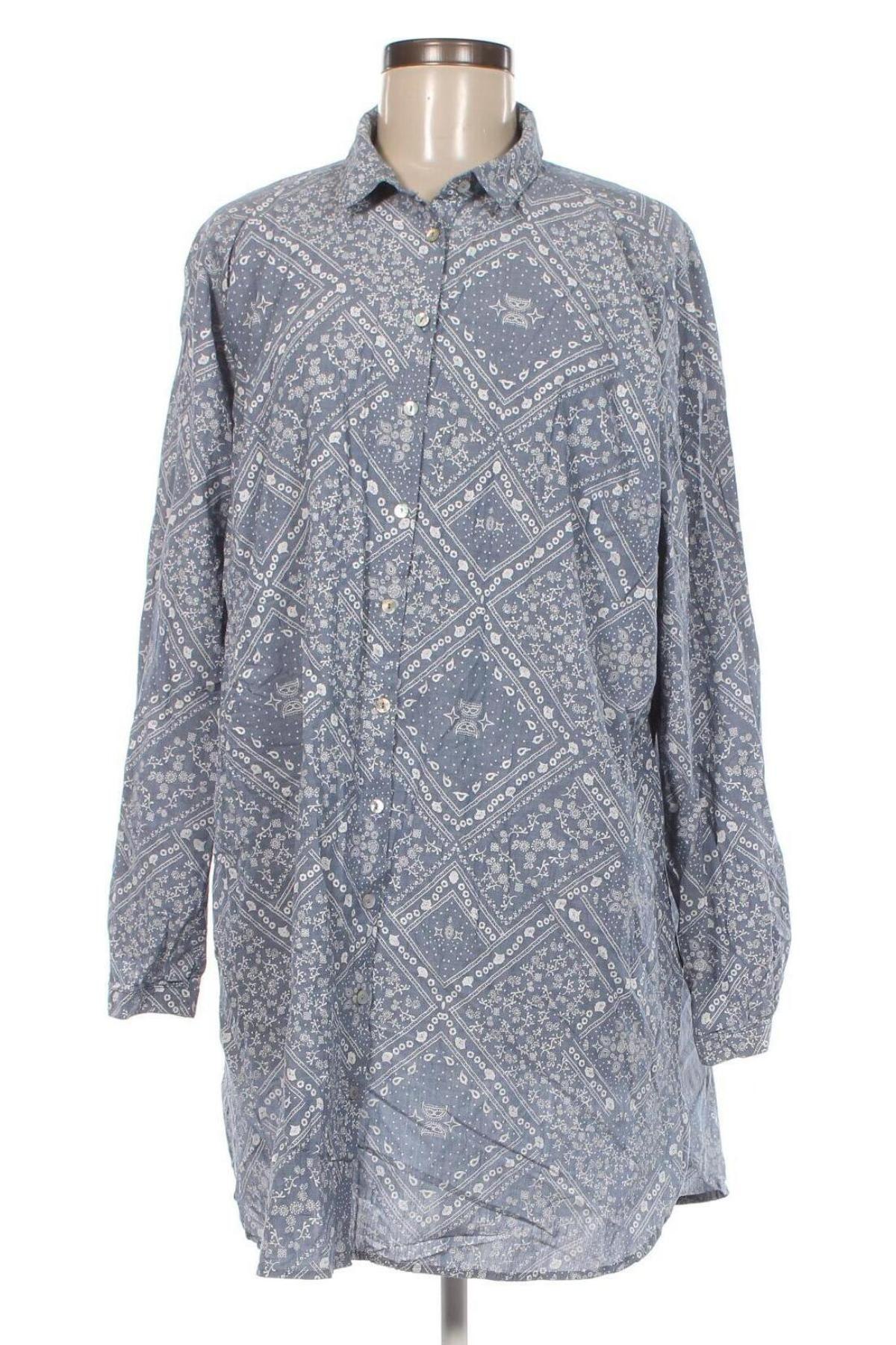 Γυναικείο πουκάμισο LC Waikiki, Μέγεθος XL, Χρώμα Μπλέ, Τιμή 14,85 €