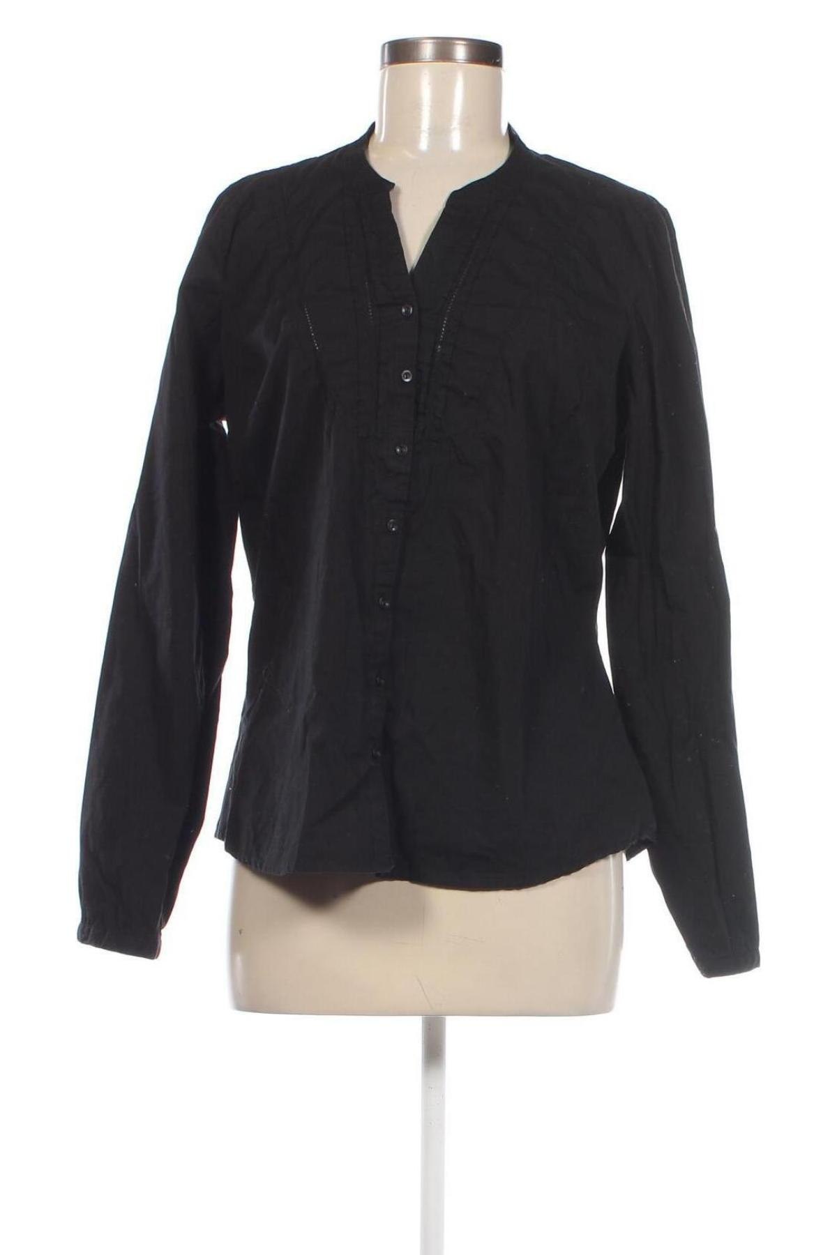 Дамска риза La Redoute, Размер L, Цвят Черен, Цена 18,36 лв.