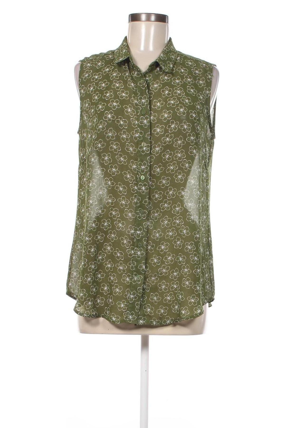 Γυναικείο πουκάμισο Laura Torelli, Μέγεθος M, Χρώμα Πράσινο, Τιμή 23,81 €