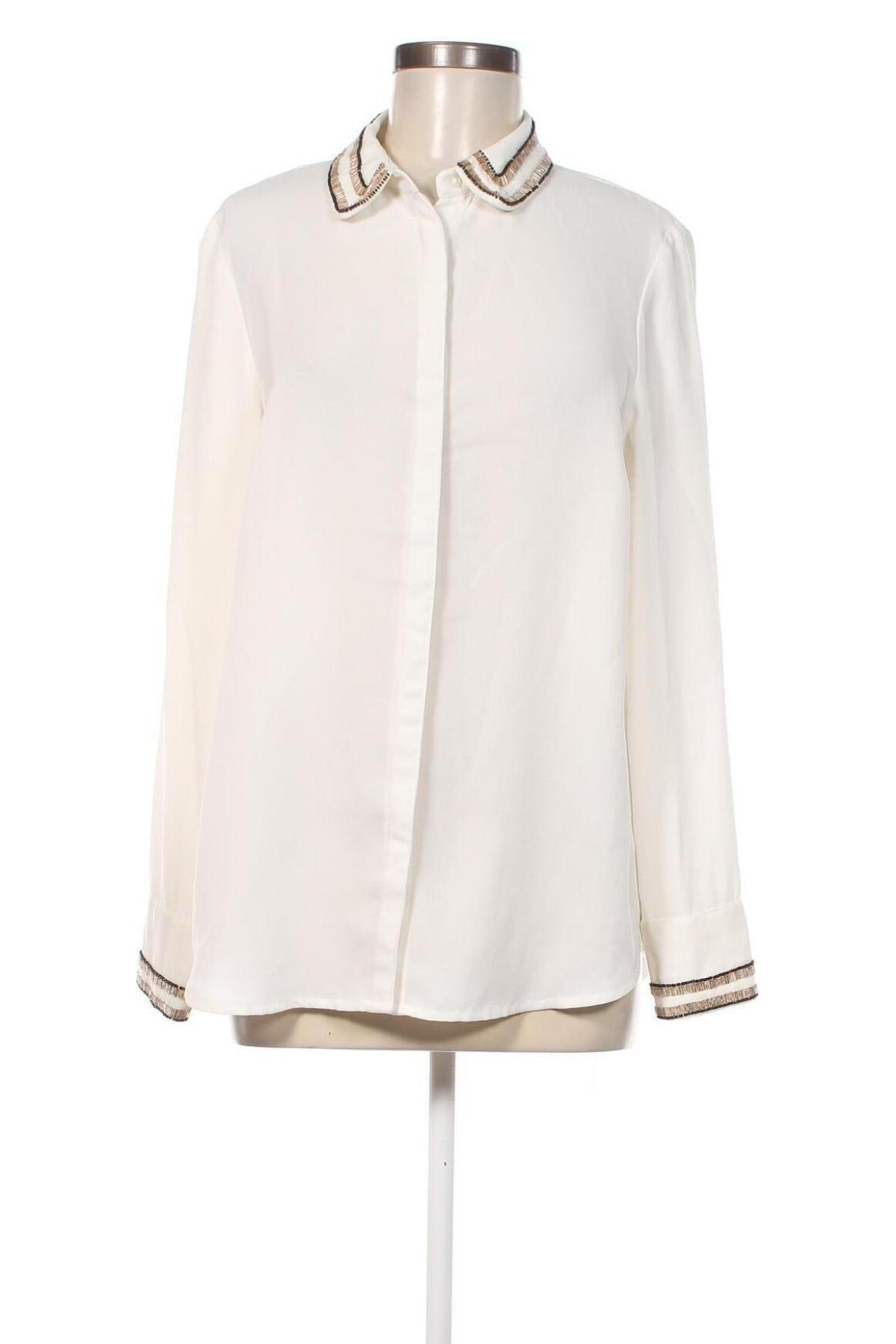 Γυναικείο πουκάμισο Mint & Berry, Μέγεθος XL, Χρώμα Εκρού, Τιμή 7,61 €