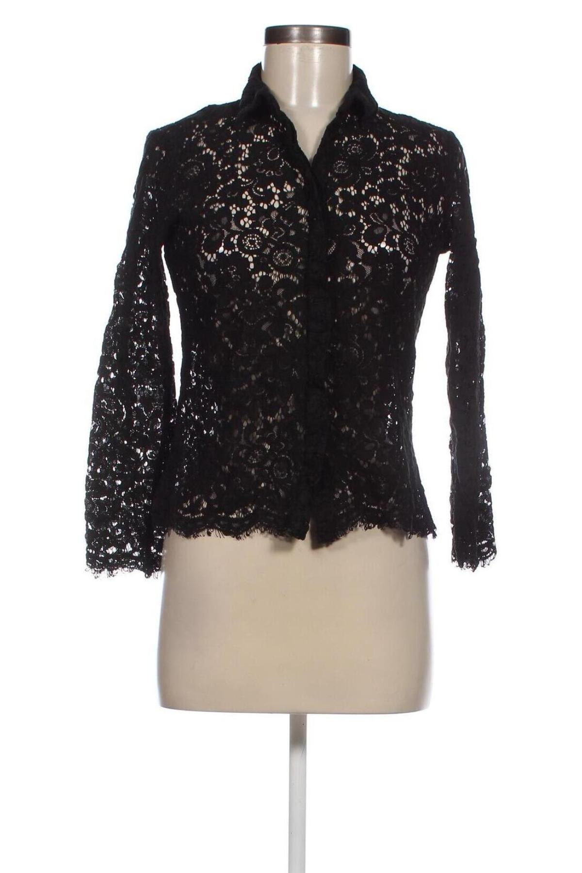 Γυναικείο πουκάμισο ONLY, Μέγεθος S, Χρώμα Μαύρο, Τιμή 4,95 €
