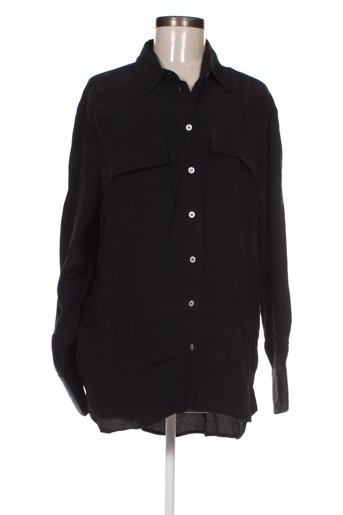 Γυναικείο πουκάμισο Opus, Μέγεθος XXL, Χρώμα Μαύρο, Τιμή 52,89 €