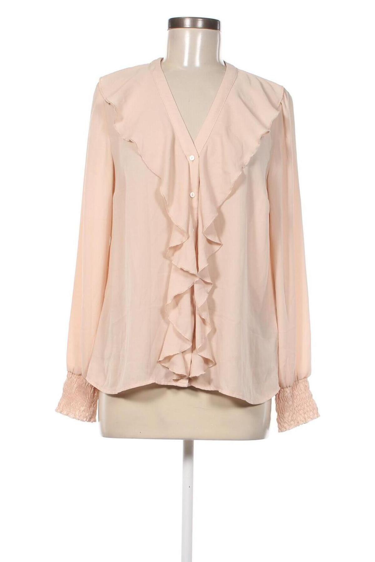 Γυναικείο πουκάμισο Orsay, Μέγεθος M, Χρώμα  Μπέζ, Τιμή 6,91 €