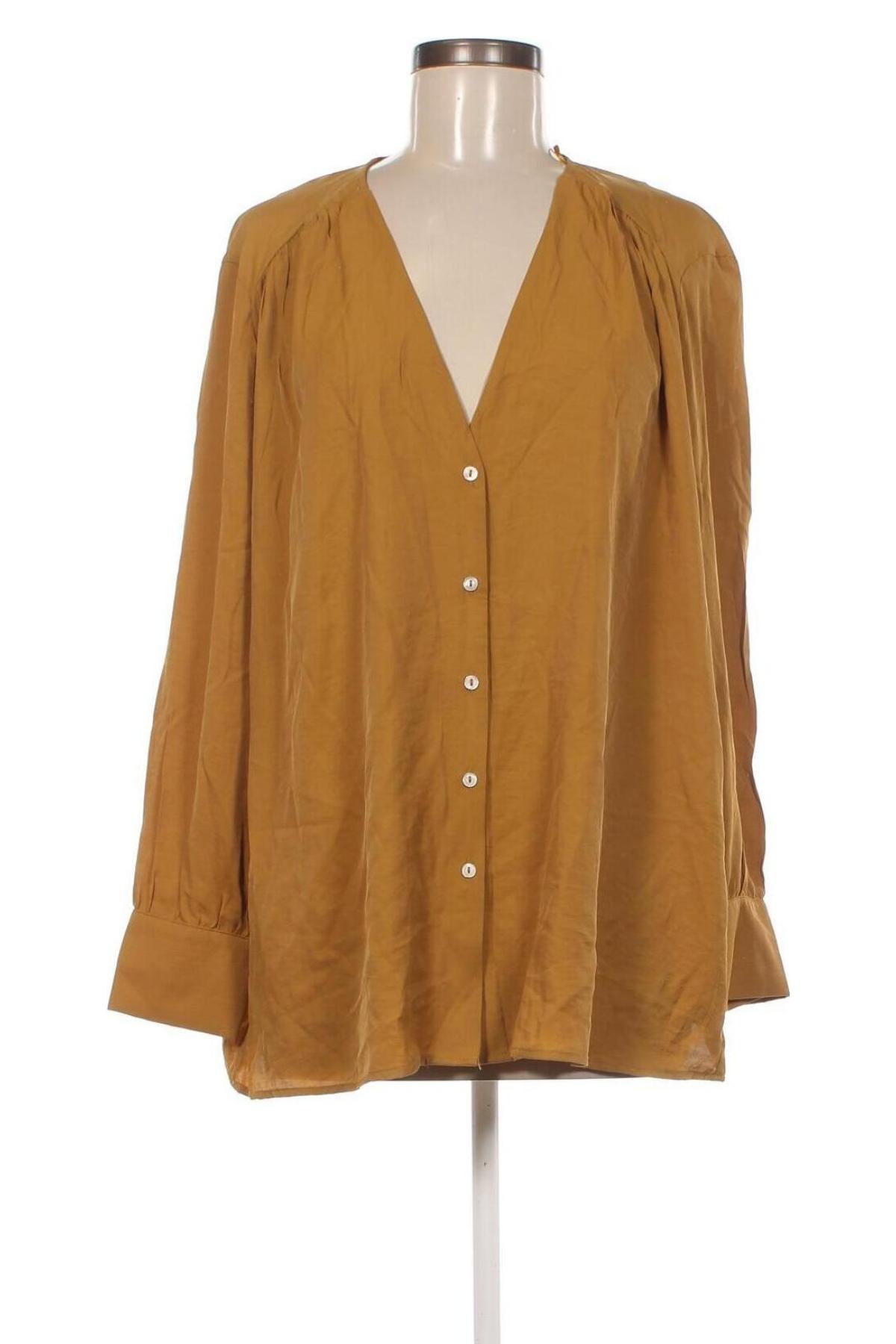 Γυναικείο πουκάμισο Primark, Μέγεθος M, Χρώμα Κίτρινο, Τιμή 12,28 €