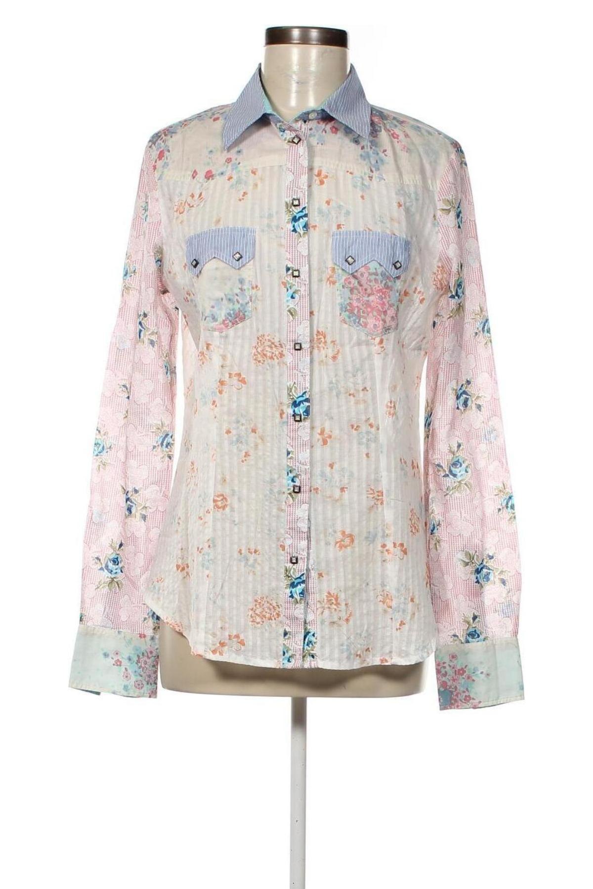 Γυναικείο πουκάμισο Replay, Μέγεθος M, Χρώμα Πολύχρωμο, Τιμή 20,88 €