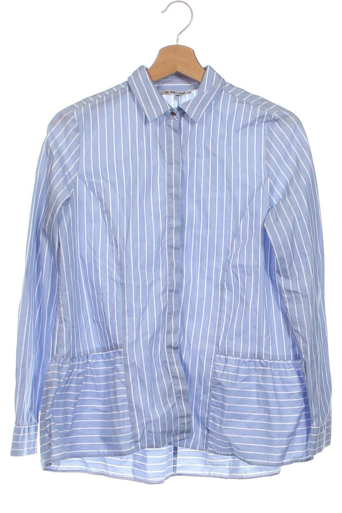 Γυναικείο πουκάμισο Rich & Royal, Μέγεθος XS, Χρώμα Μπλέ, Τιμή 25,00 €