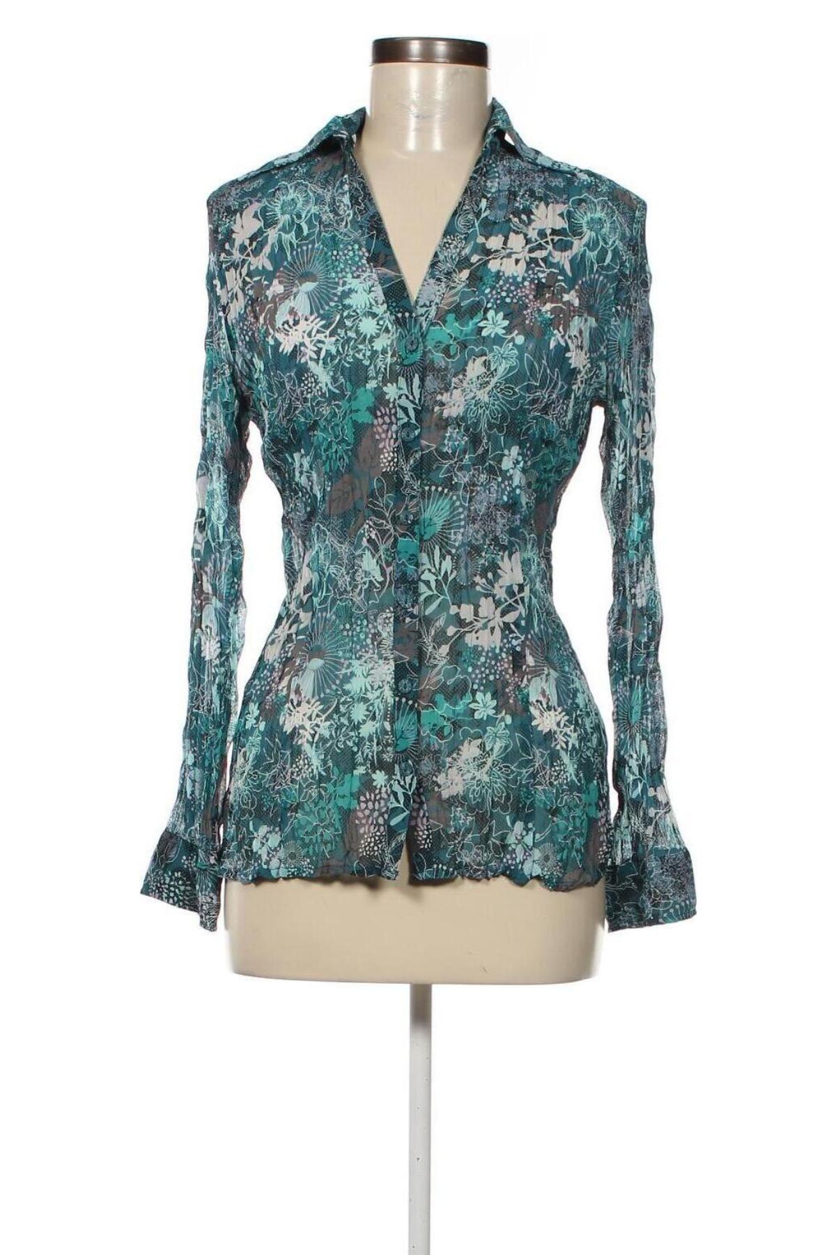 Γυναικείο πουκάμισο S.Oliver, Μέγεθος M, Χρώμα Πολύχρωμο, Τιμή 10,52 €