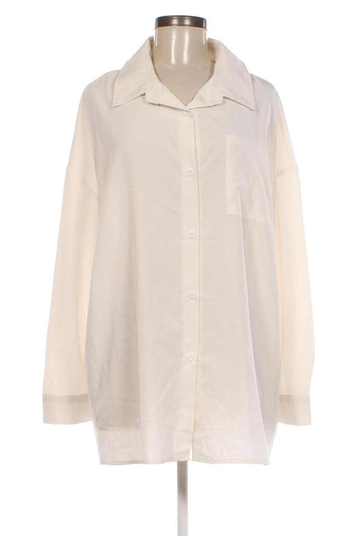 Γυναικείο πουκάμισο SHEIN, Μέγεθος XXL, Χρώμα Λευκό, Τιμή 6,96 €