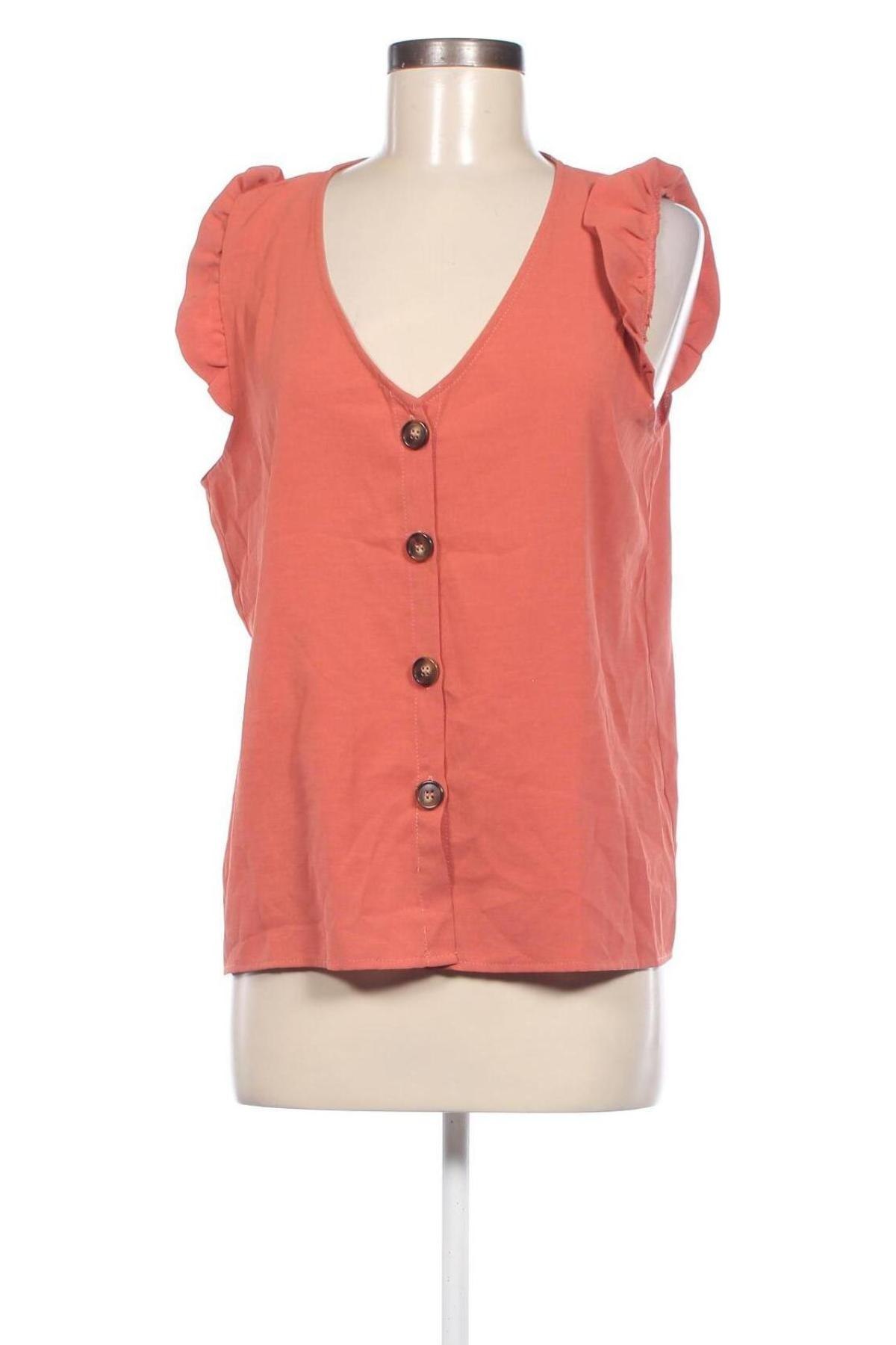 Γυναικείο πουκάμισο SHEIN, Μέγεθος L, Χρώμα Καφέ, Τιμή 8,81 €