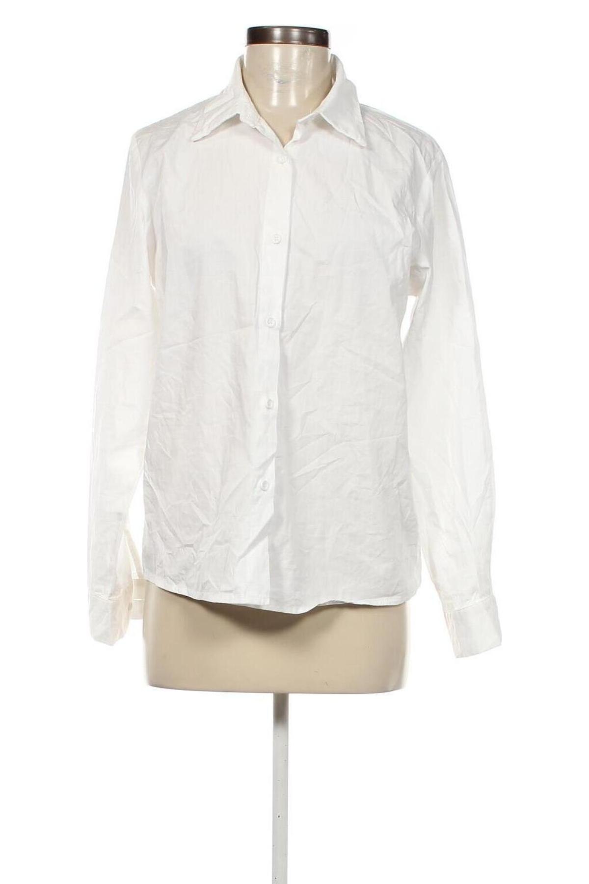 Γυναικείο πουκάμισο SHEIN, Μέγεθος M, Χρώμα Λευκό, Τιμή 15,46 €