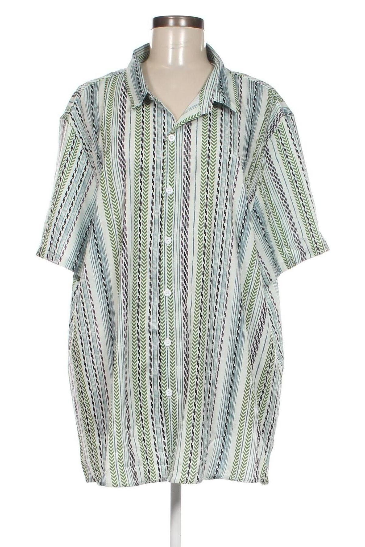 Γυναικείο πουκάμισο SHEIN, Μέγεθος 3XL, Χρώμα Λευκό, Τιμή 7,31 €