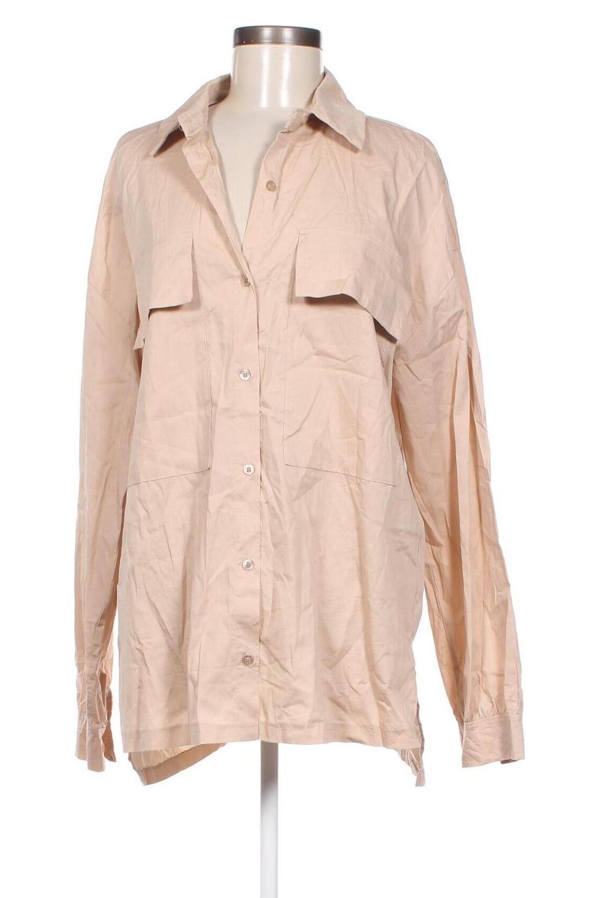 Γυναικείο πουκάμισο Sarah, Μέγεθος XXL, Χρώμα  Μπέζ, Τιμή 6,96 €