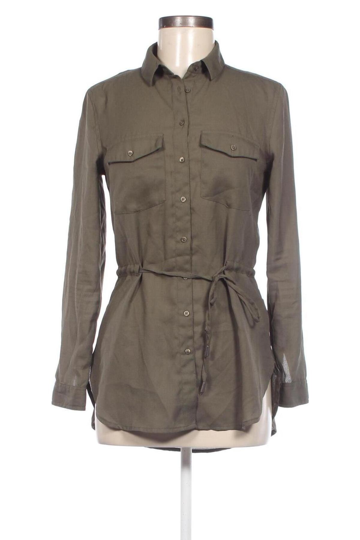 Γυναικείο πουκάμισο Tally Weijl, Μέγεθος XS, Χρώμα Πράσινο, Τιμή 6,96 €
