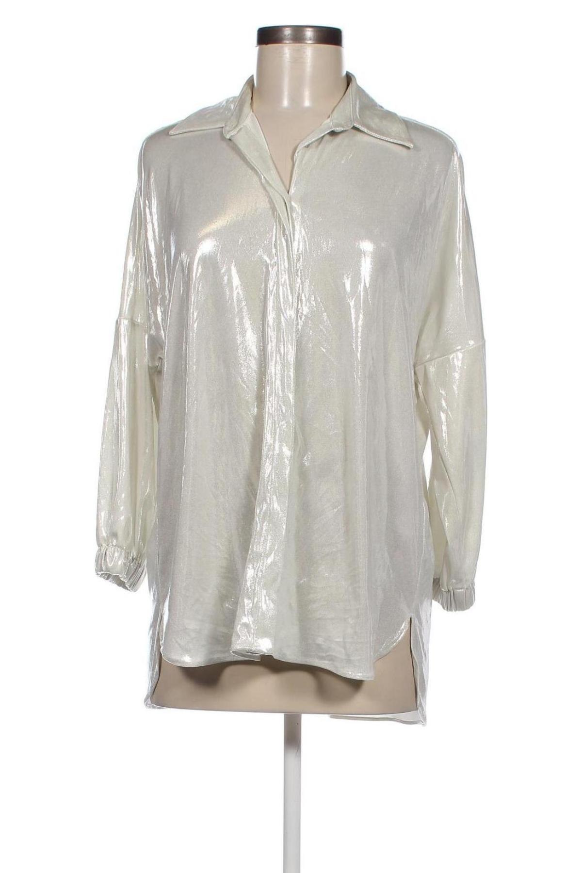 Γυναικείο πουκάμισο Zara, Μέγεθος S, Χρώμα Εκρού, Τιμή 6,68 €