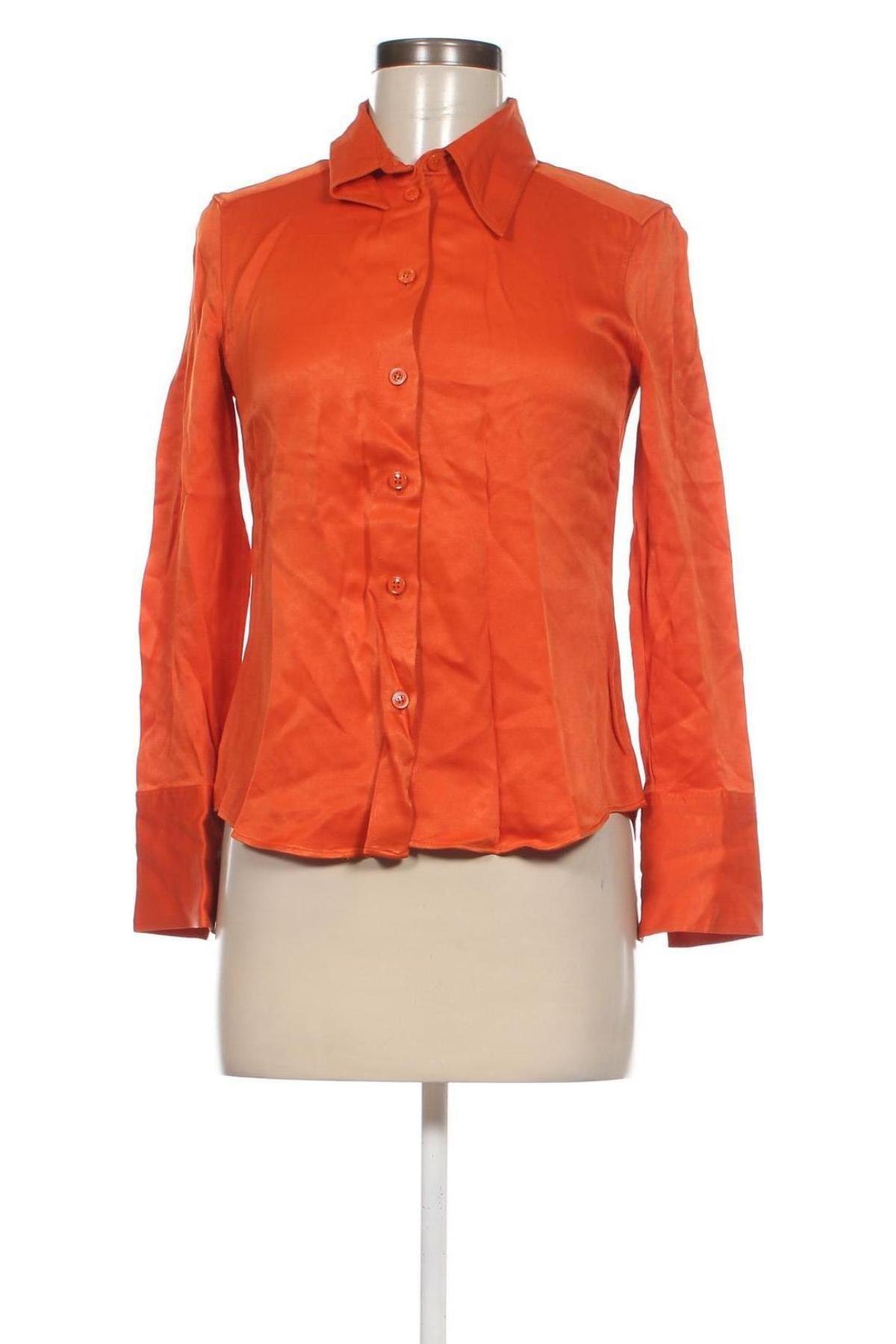 Γυναικείο πουκάμισο Zara, Μέγεθος M, Χρώμα Πορτοκαλί, Τιμή 7,46 €