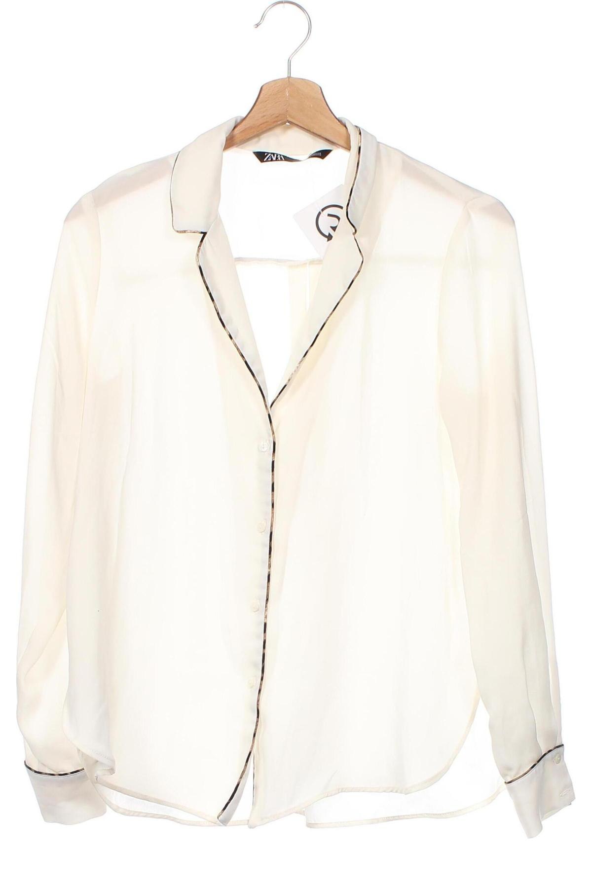 Dámská košile  Zara, Velikost XS, Barva Bílá, Cena  195,00 Kč