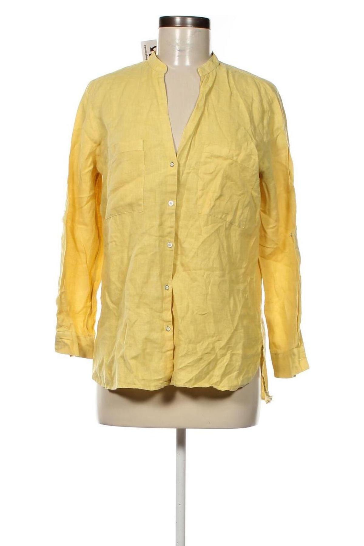 Damenbluse Zara, Größe S, Farbe Gelb, Preis 9,40 €