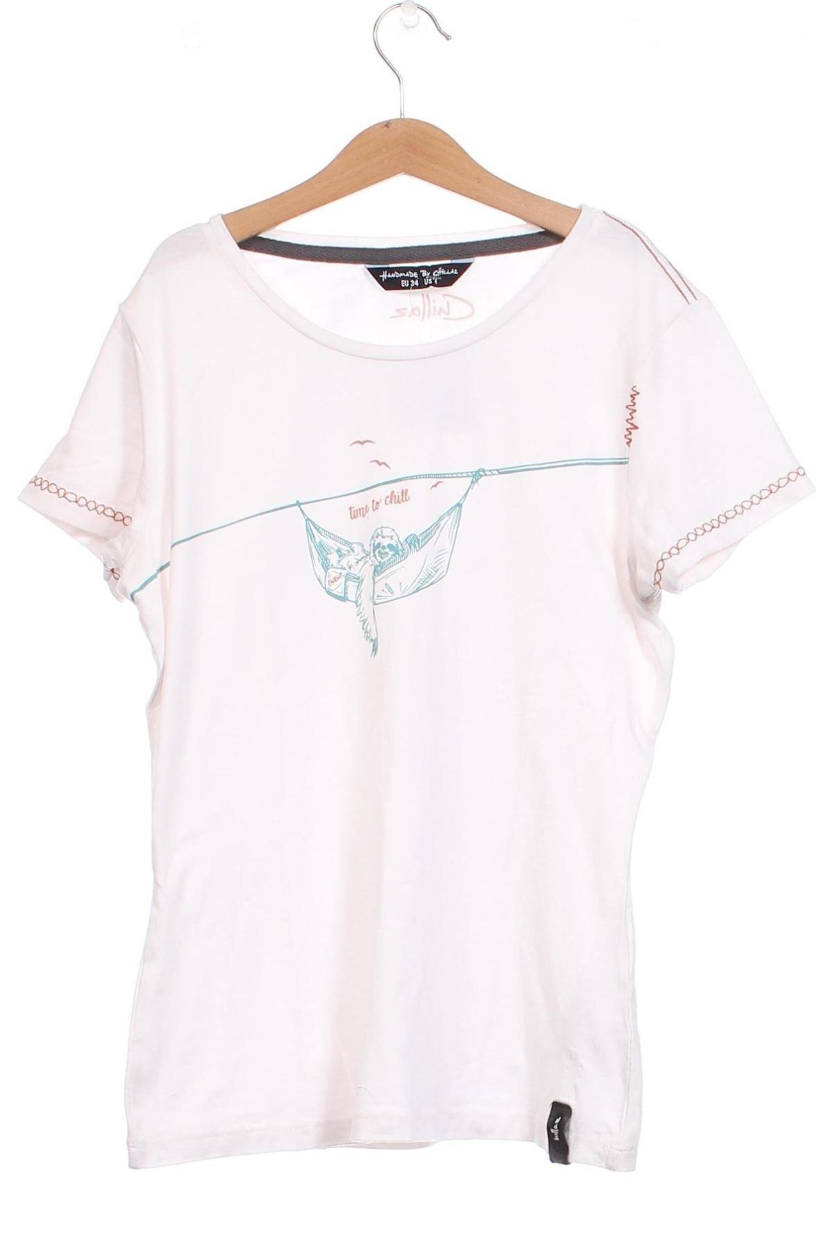 Damen T-Shirt, Größe XS, Farbe Weiß, Preis 3,77 €