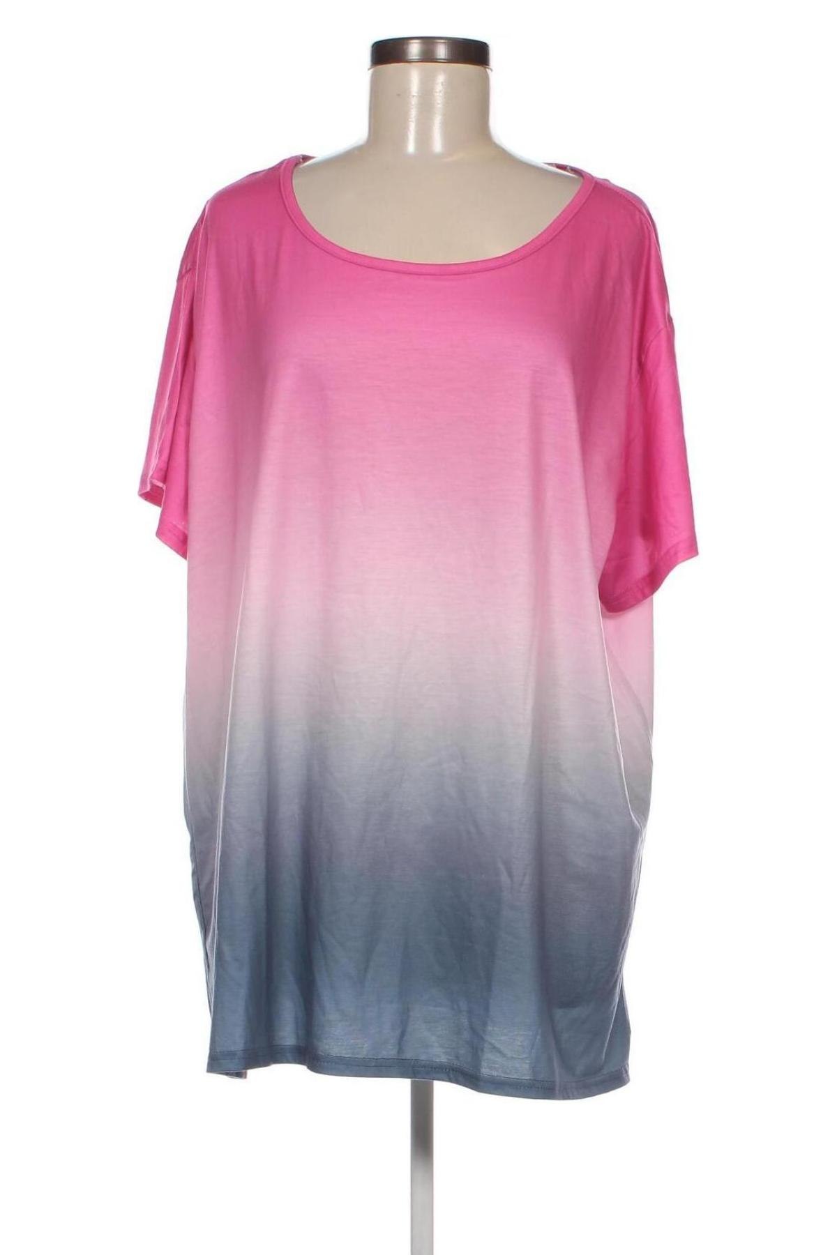 Γυναικείο t-shirt, Μέγεθος 4XL, Χρώμα Πολύχρωμο, Τιμή 8,04 €