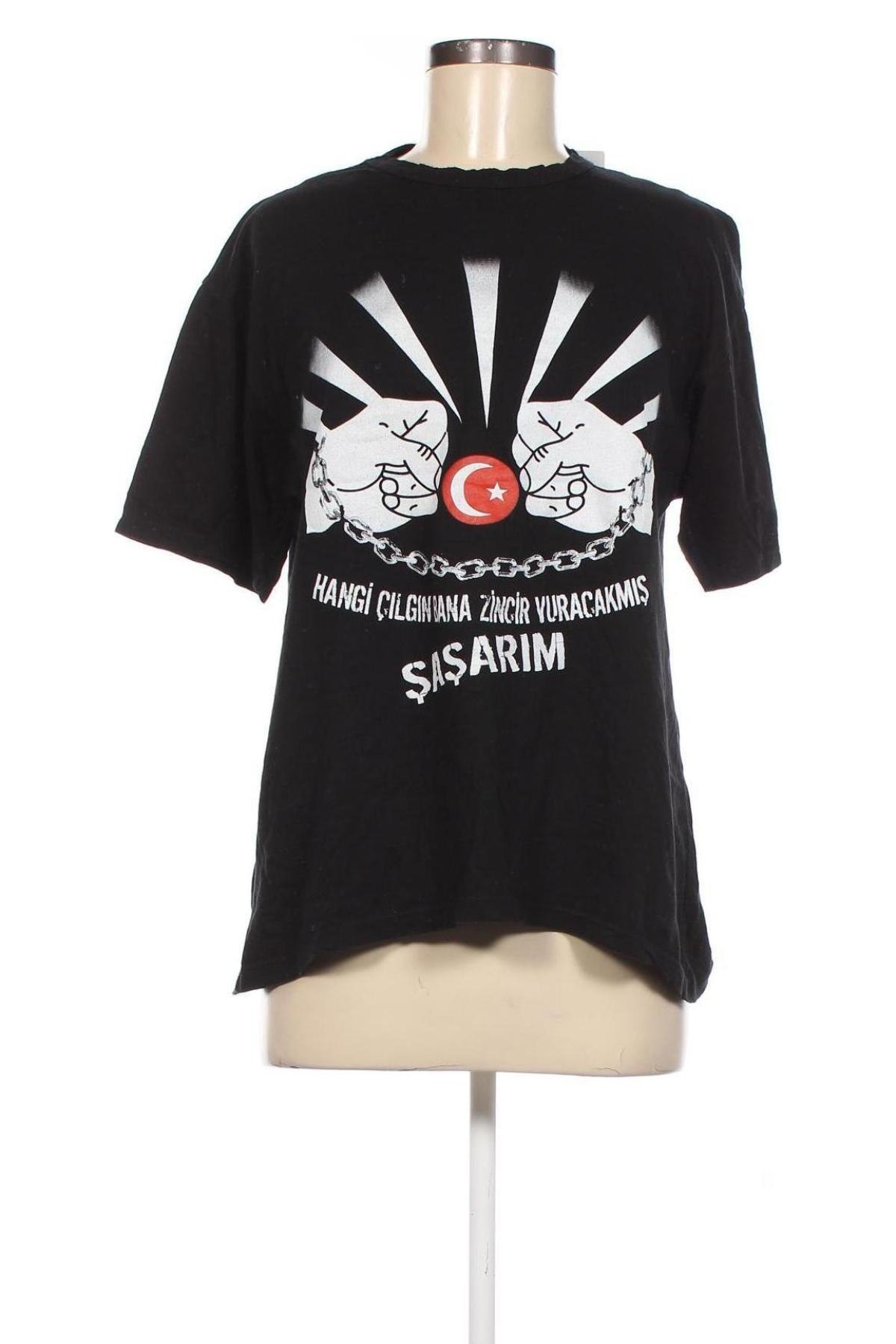 Γυναικείο t-shirt, Μέγεθος XL, Χρώμα Μαύρο, Τιμή 7,64 €
