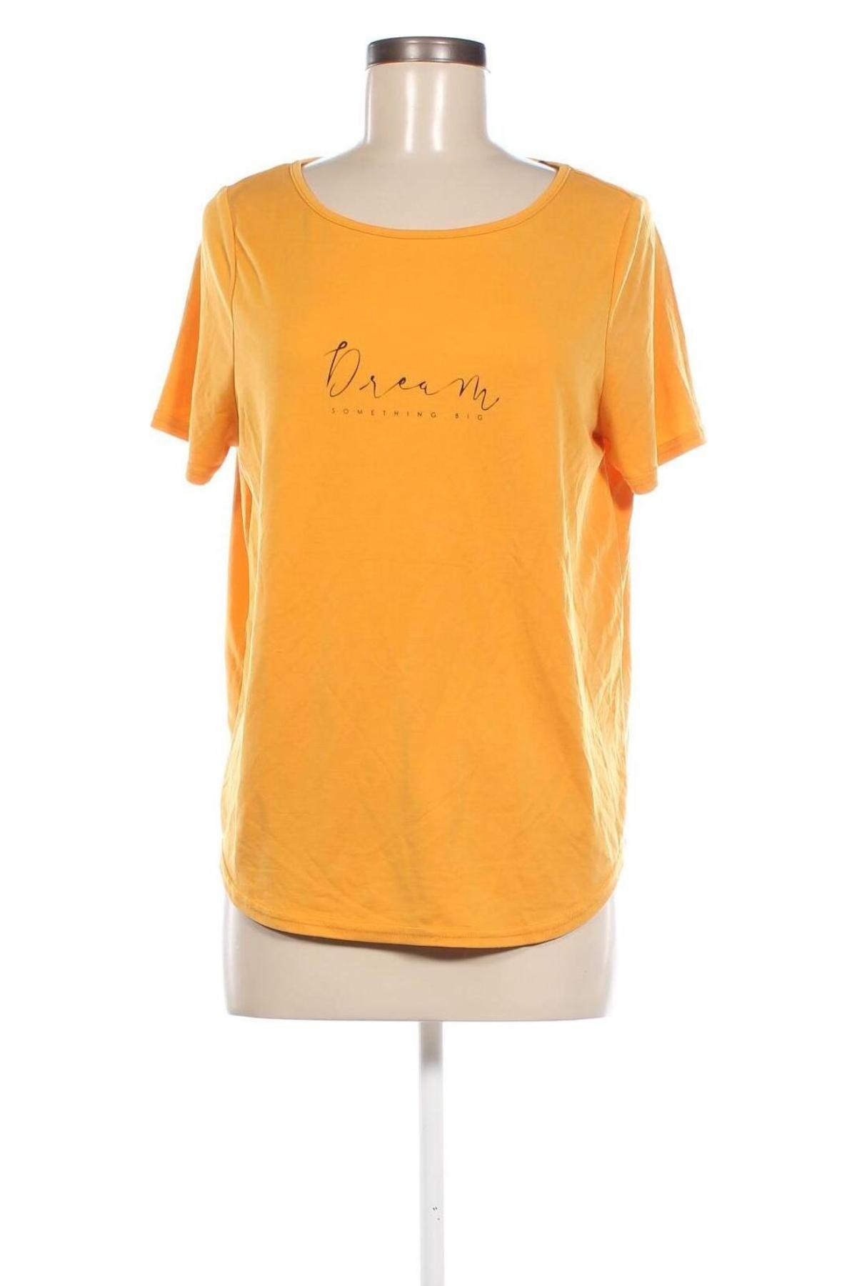 Damen T-Shirt 17 & Co., Größe M, Farbe Gelb, Preis 9,05 €