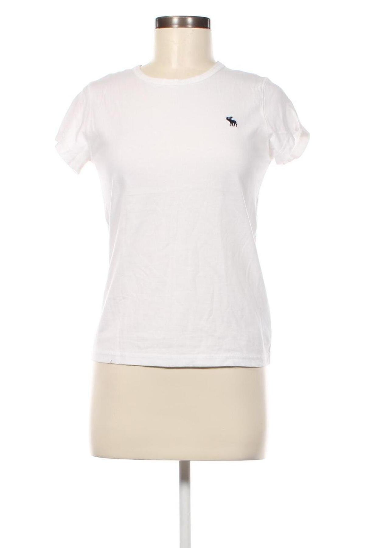 Damen T-Shirt Abercrombie & Fitch, Größe S, Farbe Weiß, Preis 28,76 €