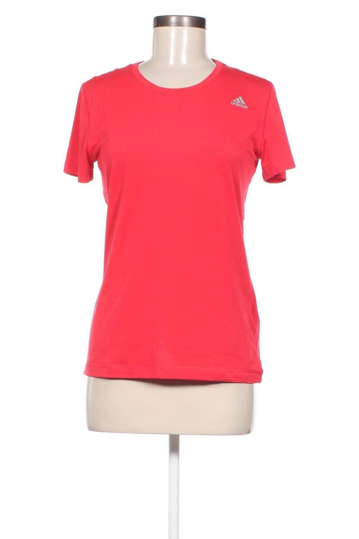 Дамска тениска Adidas, Размер M, Цвят Червен, Цена 25,65 лв.