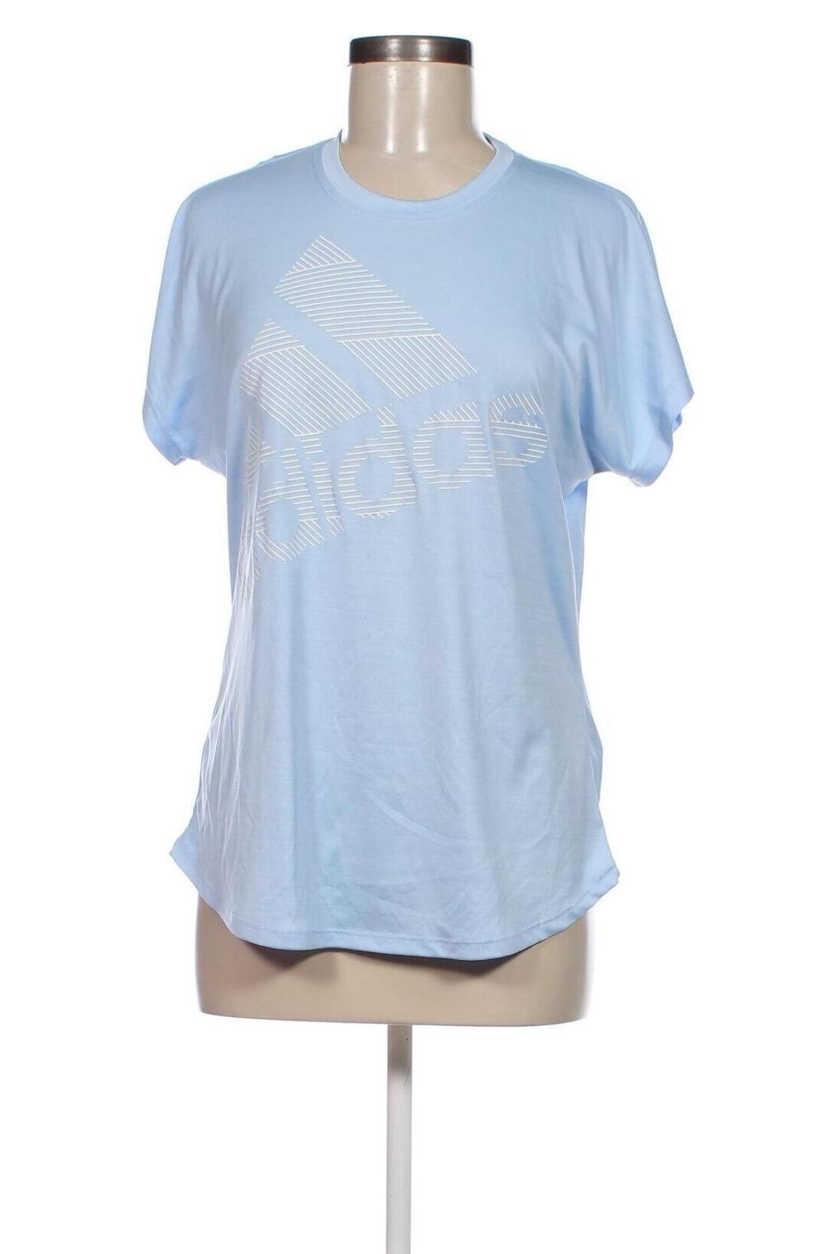 Damski T-shirt Adidas, Rozmiar L, Kolor Niebieski, Cena 82,04 zł