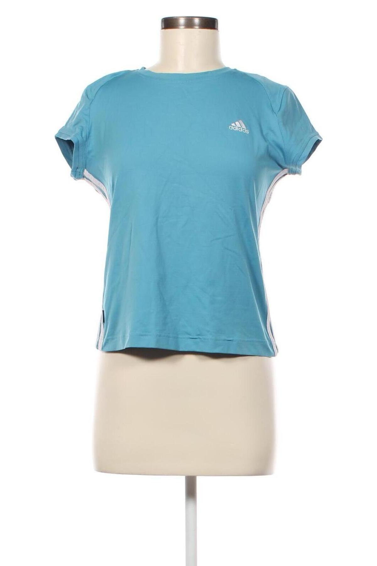 Damen T-Shirt Adidas, Größe M, Farbe Blau, Preis 16,91 €