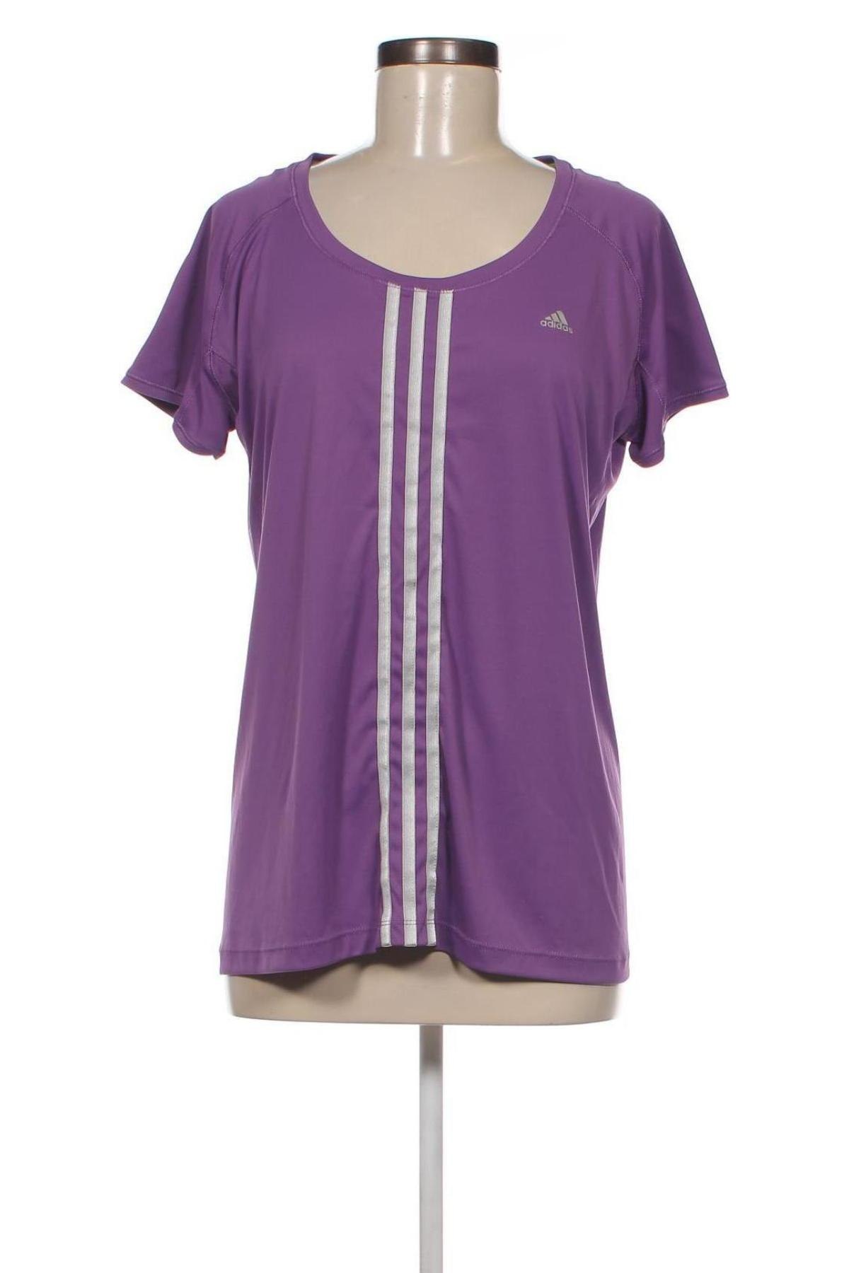 Damen T-Shirt Adidas, Größe XL, Farbe Lila, Preis € 18,79