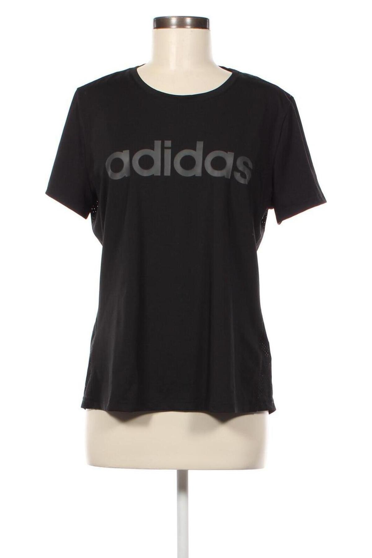 Damski T-shirt Adidas, Rozmiar L, Kolor Czarny, Cena 86,36 zł