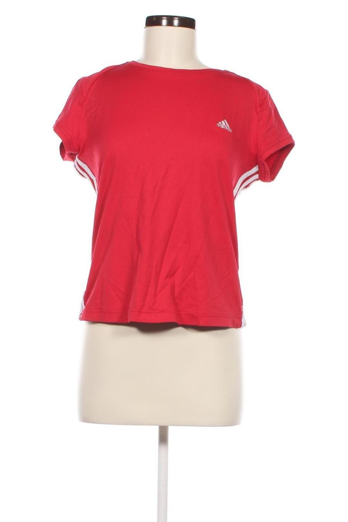 Γυναικείο t-shirt Adidas, Μέγεθος XL, Χρώμα Κόκκινο, Τιμή 15,03 €