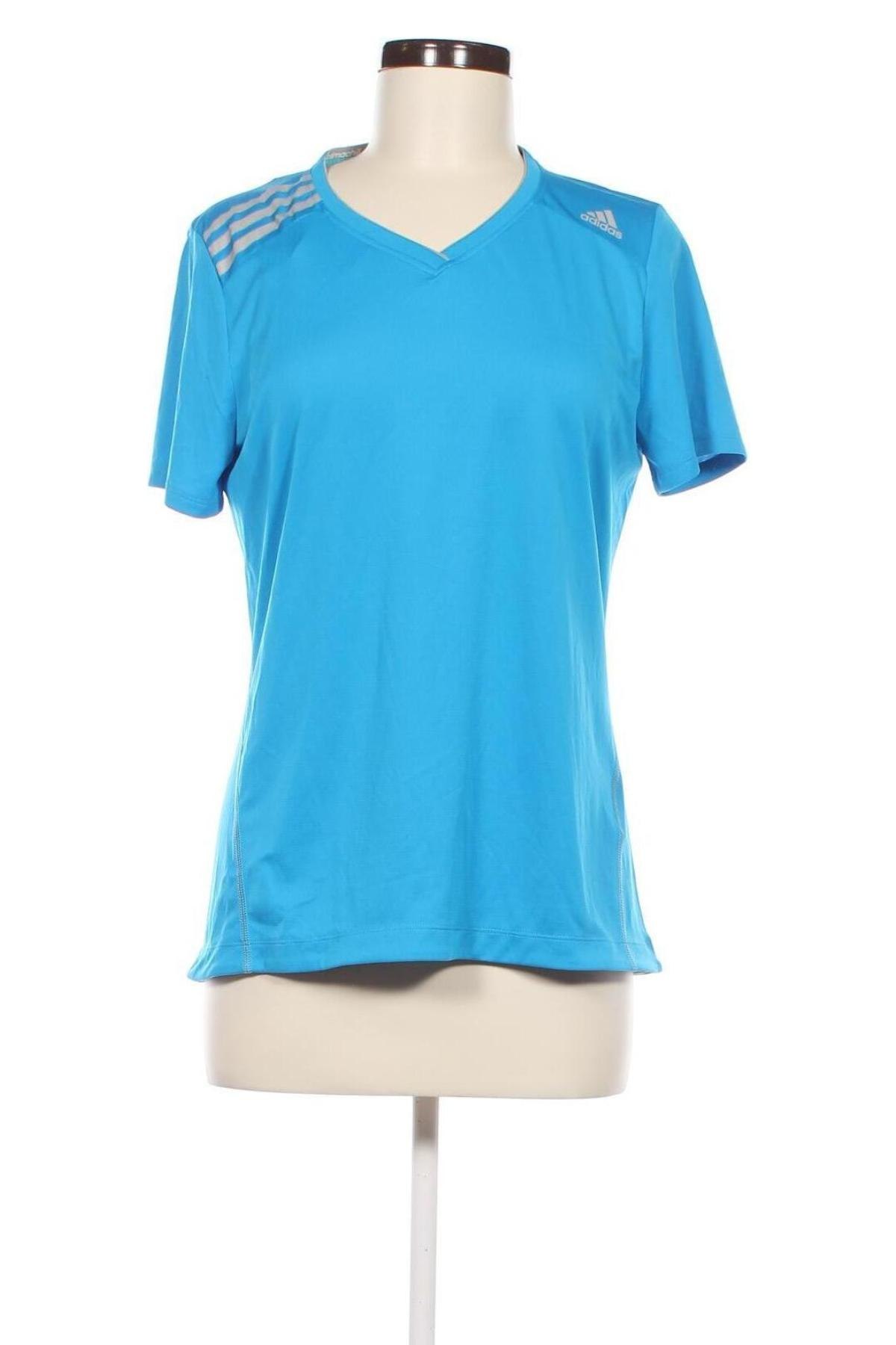 Damen T-Shirt Adidas, Größe M, Farbe Blau, Preis 17,85 €