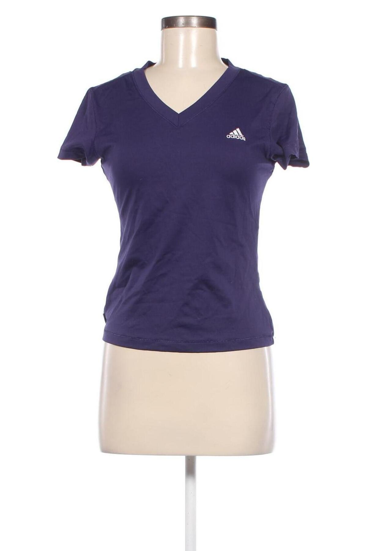 Damen T-Shirt Adidas, Größe M, Farbe Blau, Preis € 16,91