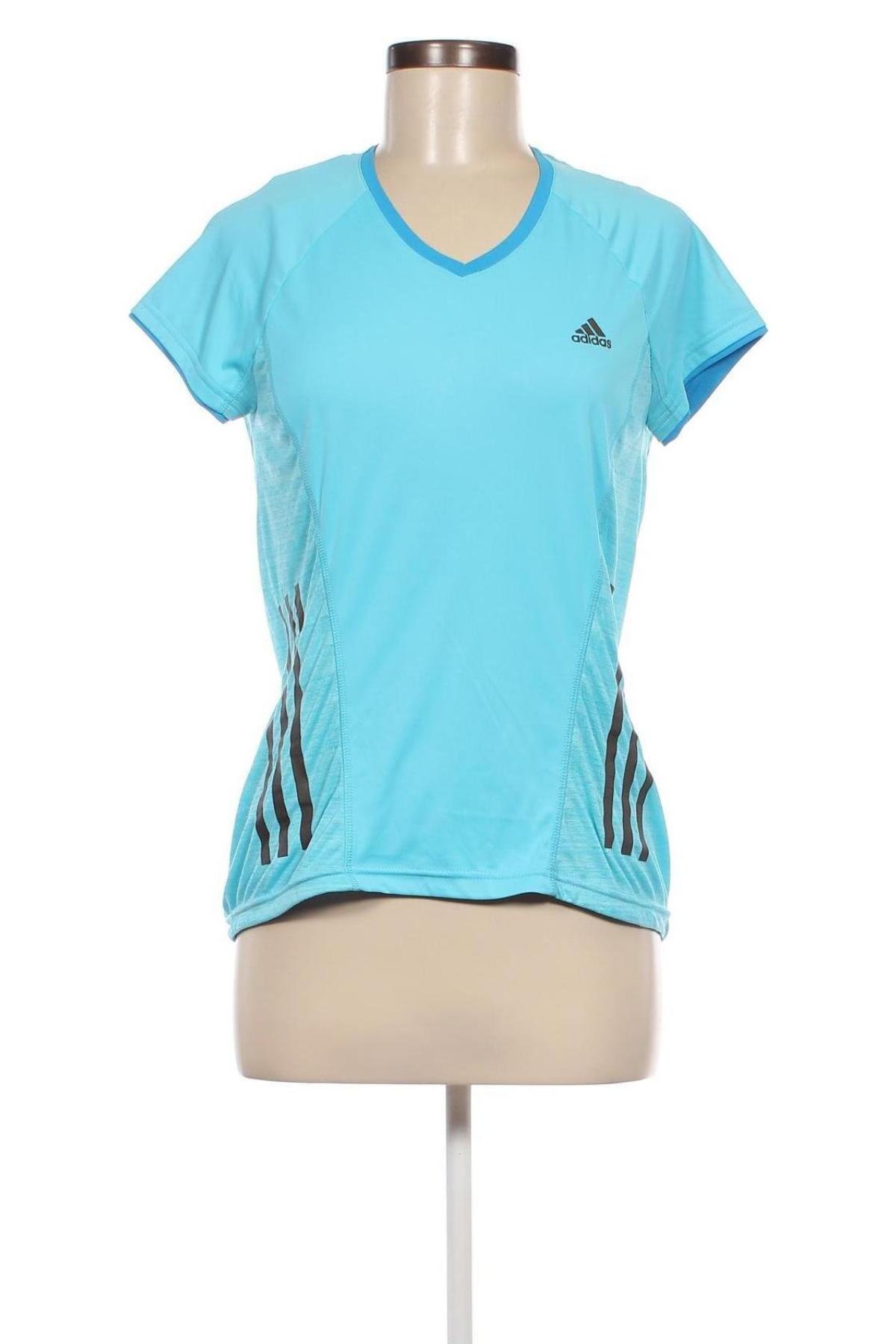 Damen T-Shirt Adidas, Größe S, Farbe Blau, Preis € 8,46