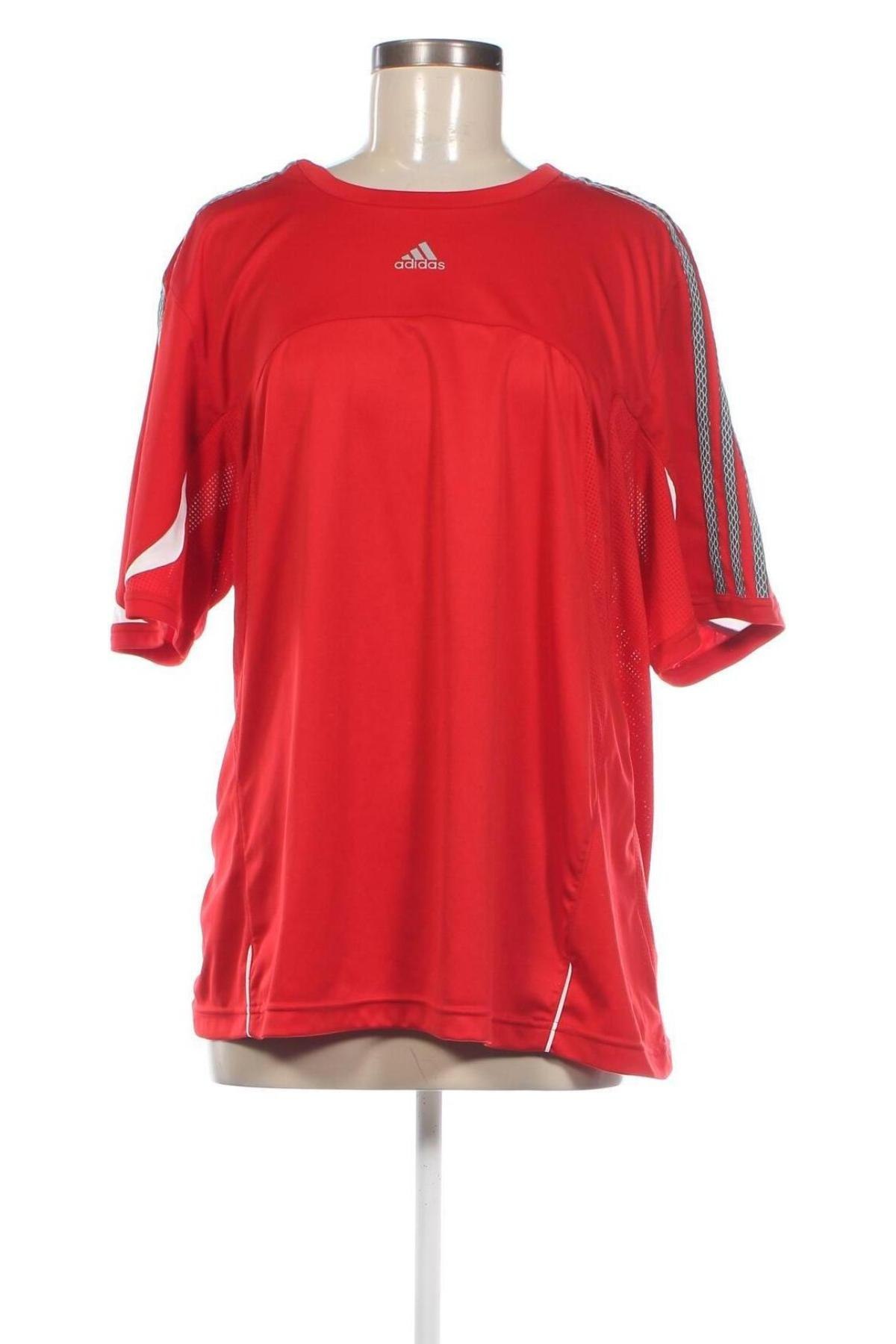 Damski T-shirt Adidas, Rozmiar L, Kolor Czerwony, Cena 32,99 zł