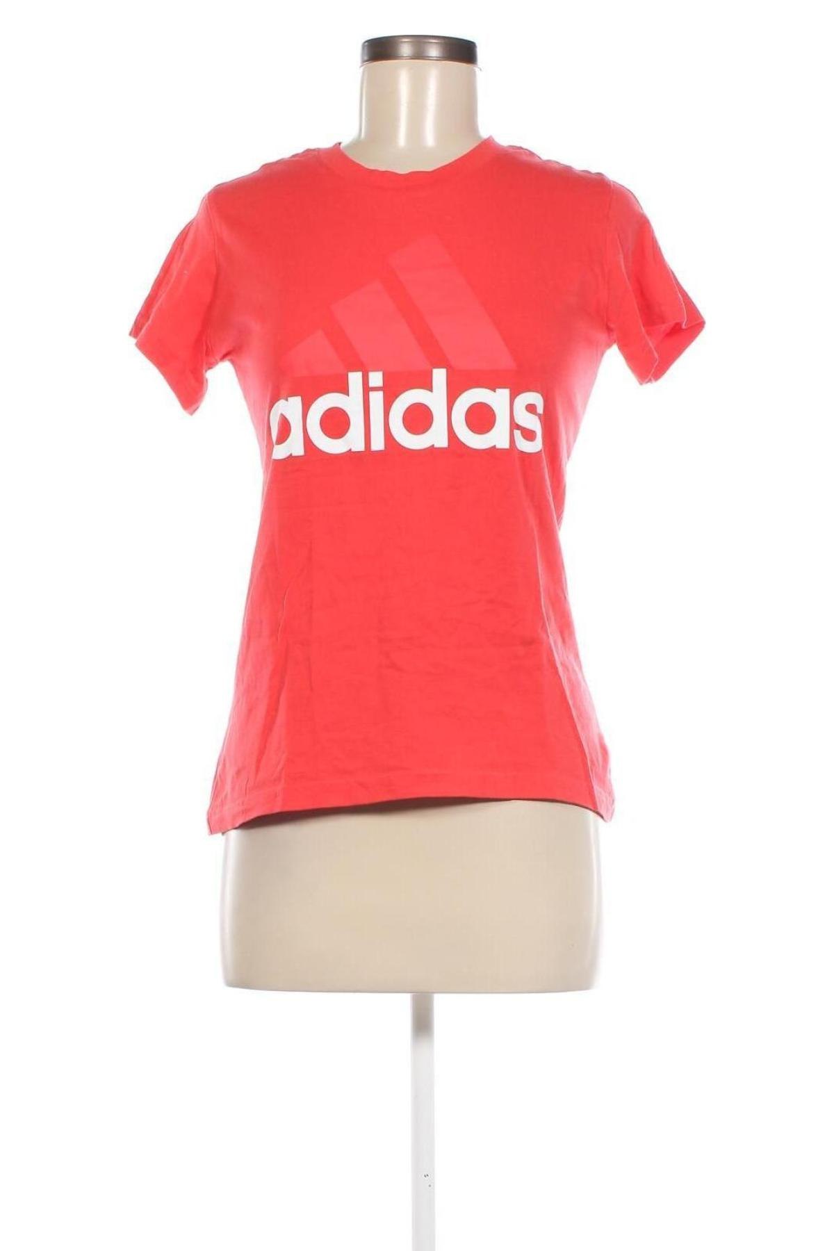 Damski T-shirt Adidas, Rozmiar M, Kolor Czerwony, Cena 82,04 zł